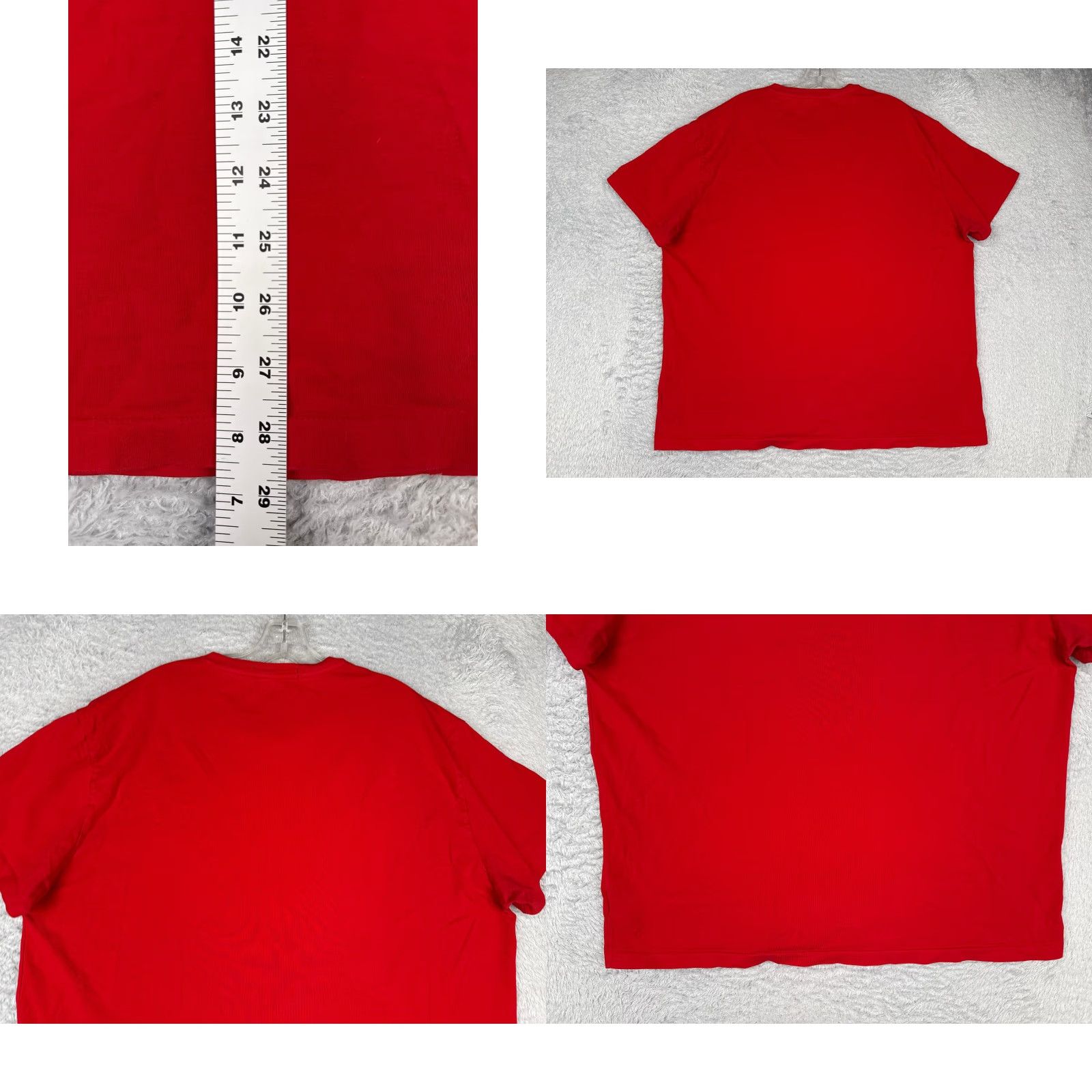 Vintage Polo Sport Ralph Lauren Shirt Adult XL Red Cotton Jersey Crew Neck USA Flag Embroidered Logo Size US XL / EU 56 / 4 - 9 Thumbnail