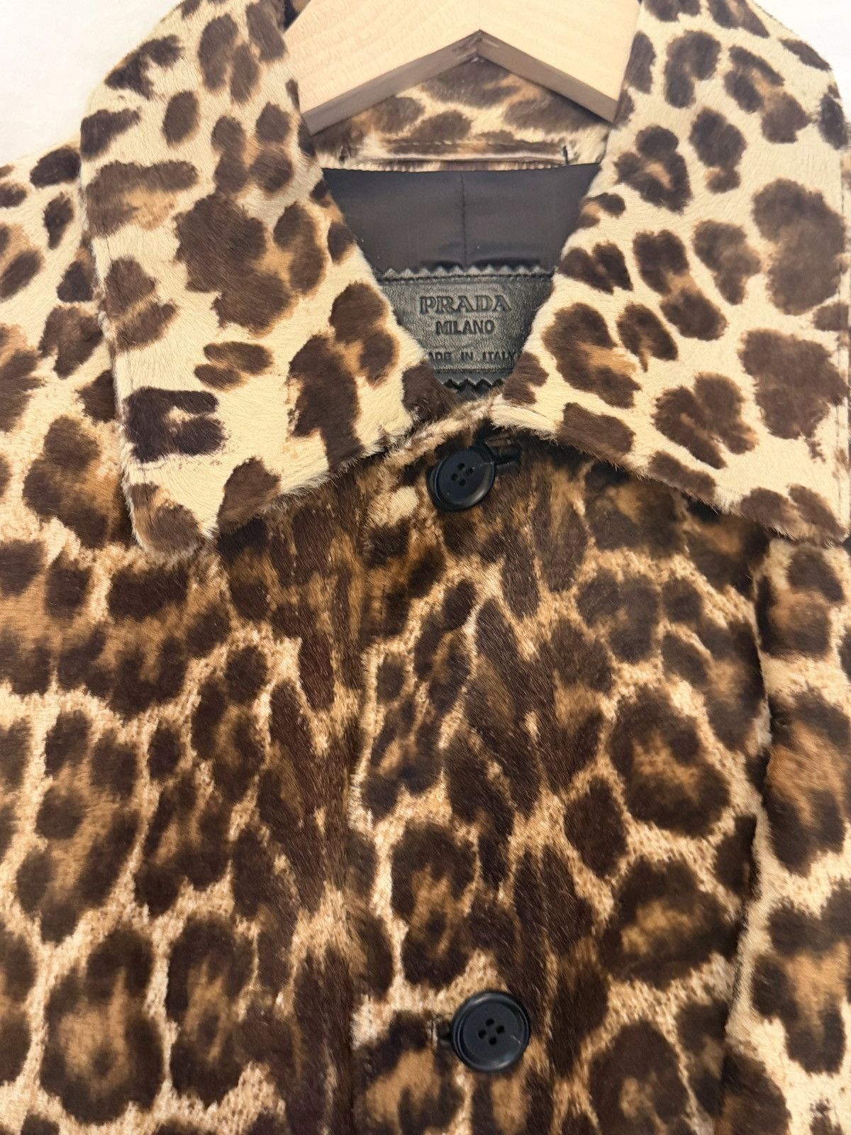 Prada PRADA Men’s Leopard Calf Hair Coat 46 Small VERY RARE GRAIL Size US S / EU 44-46 / 1 - 7 Thumbnail