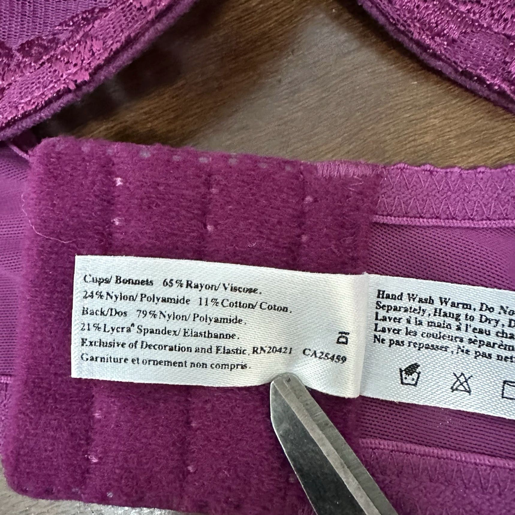 Vintage **Vintage Wacoal Purple Bullet Bra Size 36DD NEW NOS** User: New title: **Vintage Wacoal Purple Lace Bullet Bra Size 36DD NEW NOS** Size ONE SIZE - 6 Thumbnail