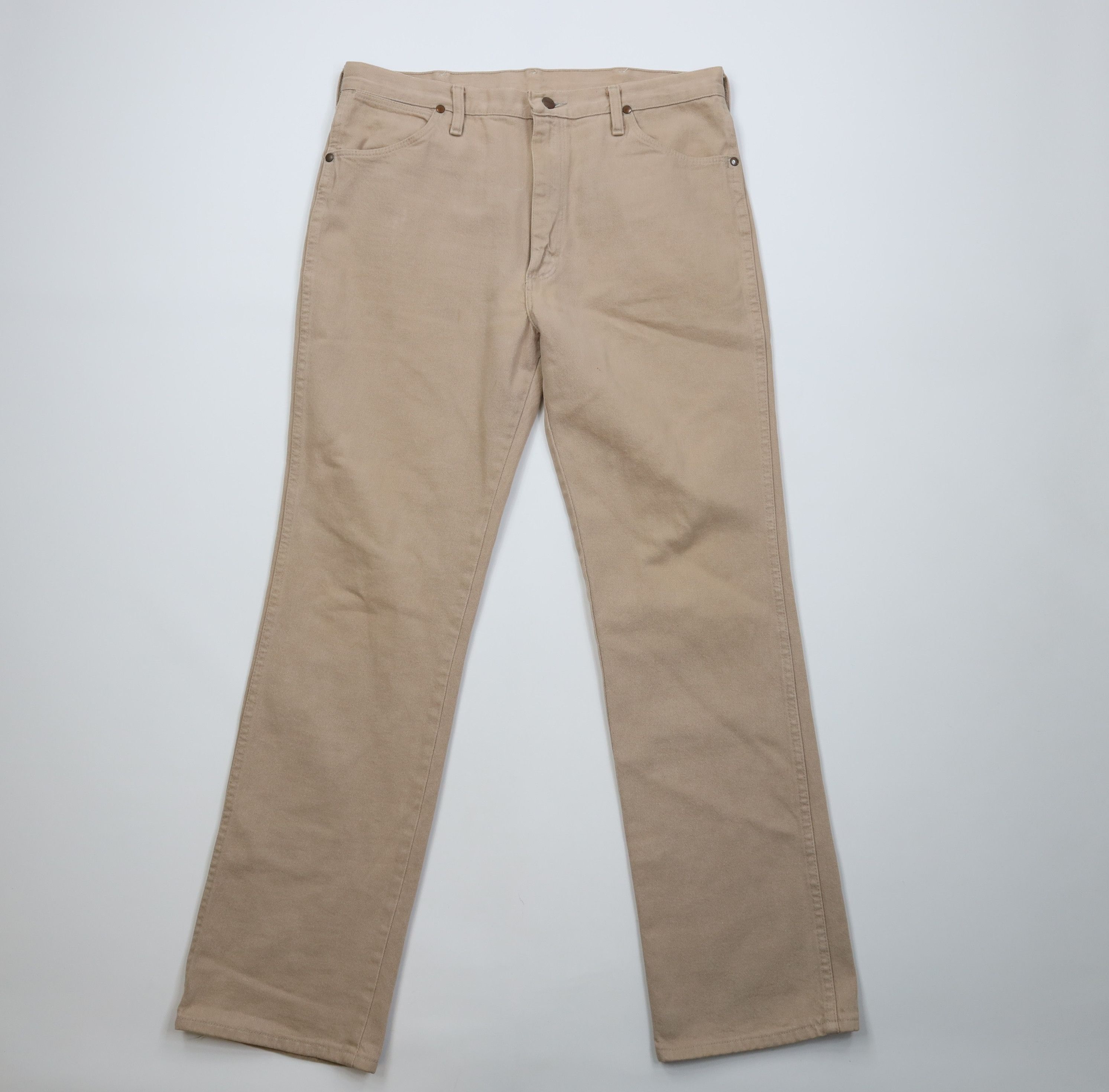 Eddie Bauer Vintage 90s Eddie Bauer Bootcut Wide Leg Jeans Tan USA Size US 36 / EU 52 - 1 Thumbnail
