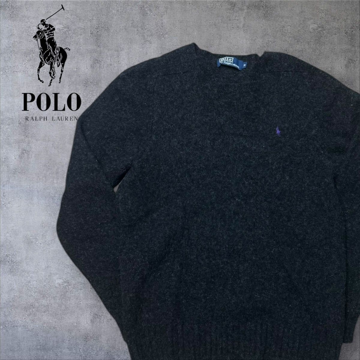 Polo Ralph Lauren × Vintage Polo Ralph Lauren sweater pure wool size M Size US M / EU 48-50 / 2 - 1 Thumbnail