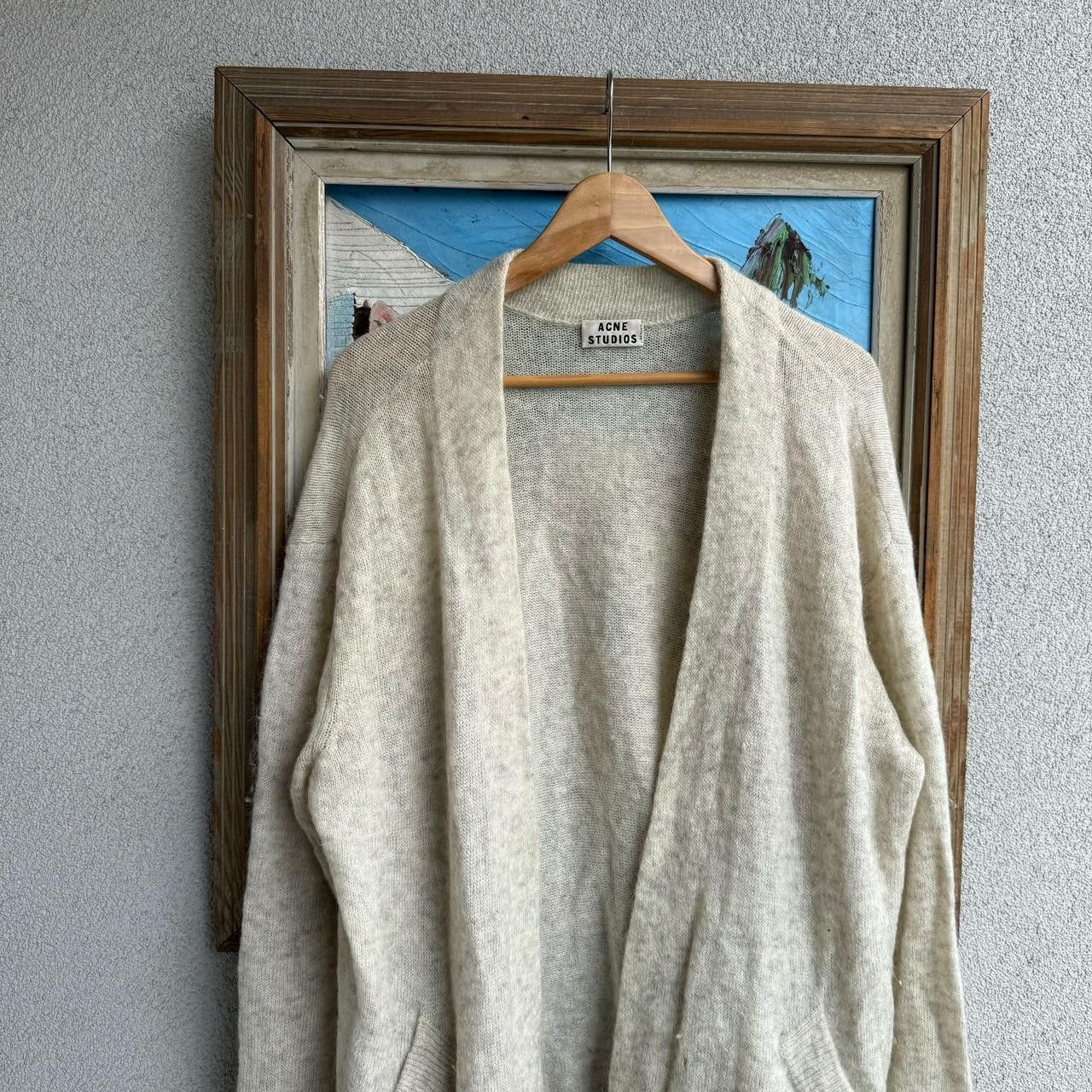Acne Studios Oversized Wool Sweater Jumper Beige Sweater Size M / US 6-8 / IT 42-44 - 2 Thumbnail