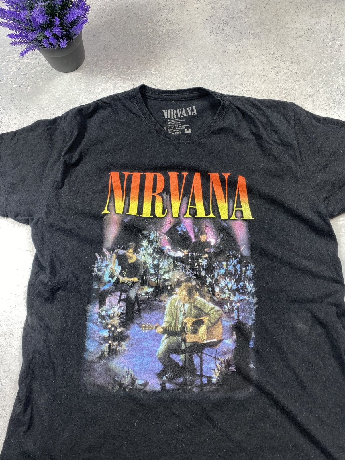 Nirvana Nirvana Black Men’s T-Shirt Size Medium Size US M / EU 48-50 / 2 - 3 Thumbnail