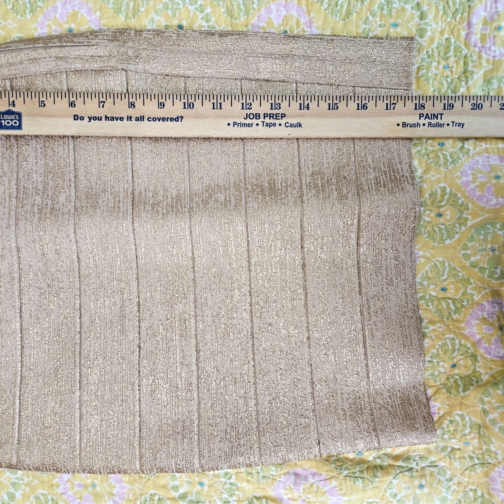 Haute Hippie Haute Hippie Skirt Mini Women XS Beige Gold Metallic Zip on Side Size 26" / US 2 / IT 38 - 6 Thumbnail
