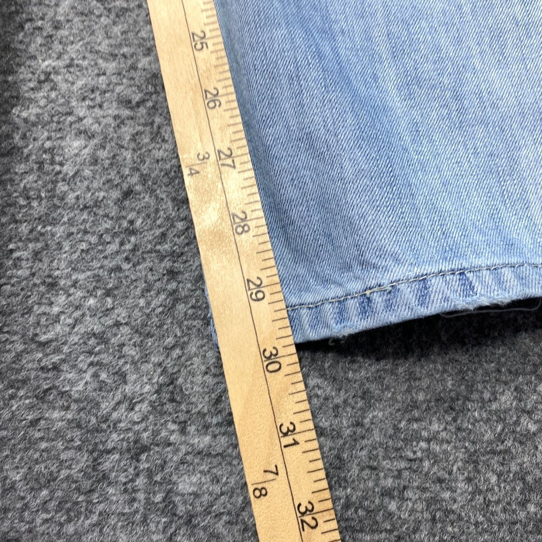 Marcs Marc Ecko Jeans Men 36x30 Blue Cut Sew Straight Leg Light Wash 36x30 Jeans Regular Blue Retro 90s Size US 36 / EU 52 - 6 Thumbnail
