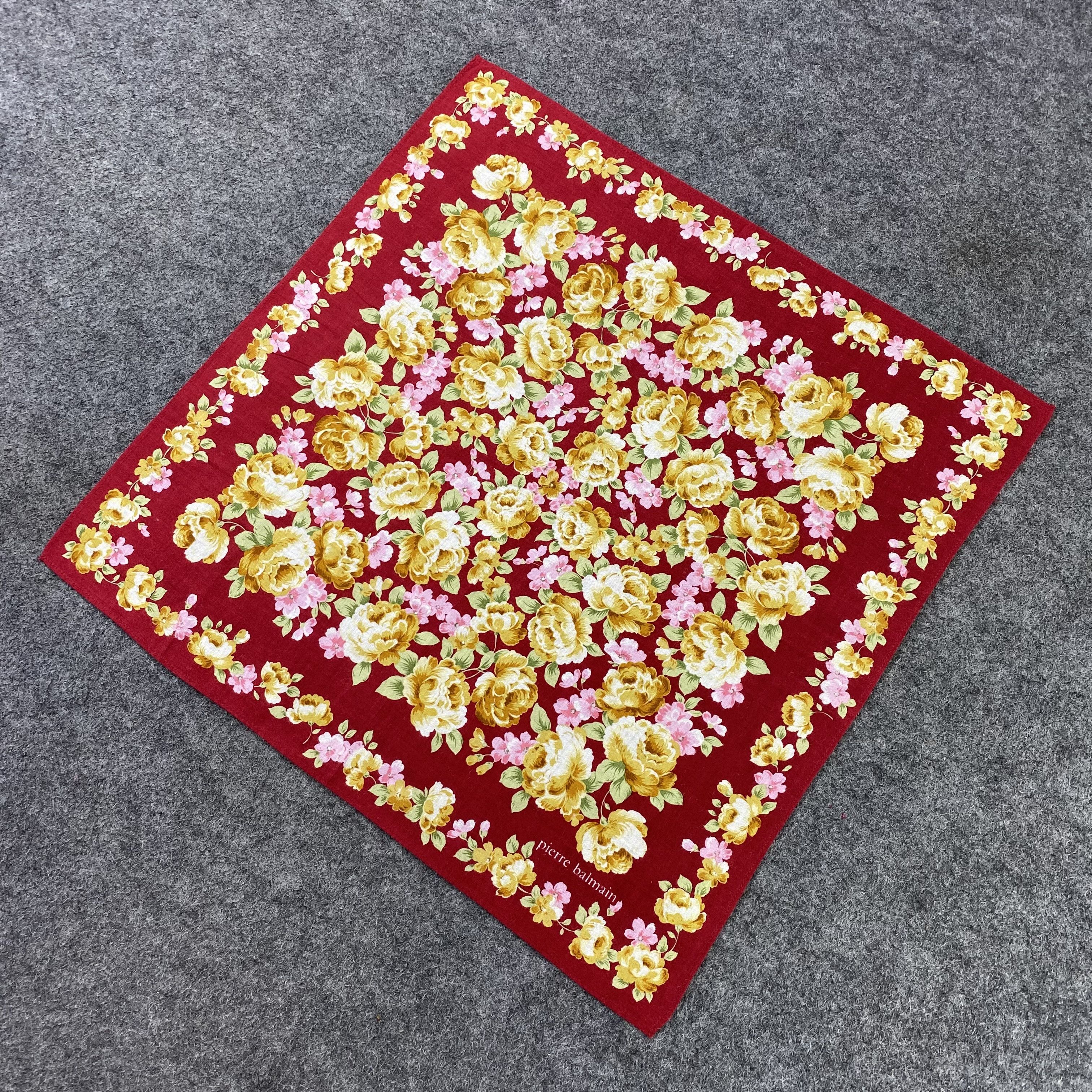 Pierre Balmain Pierre Balmain Handkerchief / Bandana / Neckerchief -B1064 Size ONE SIZE - 4 Thumbnail