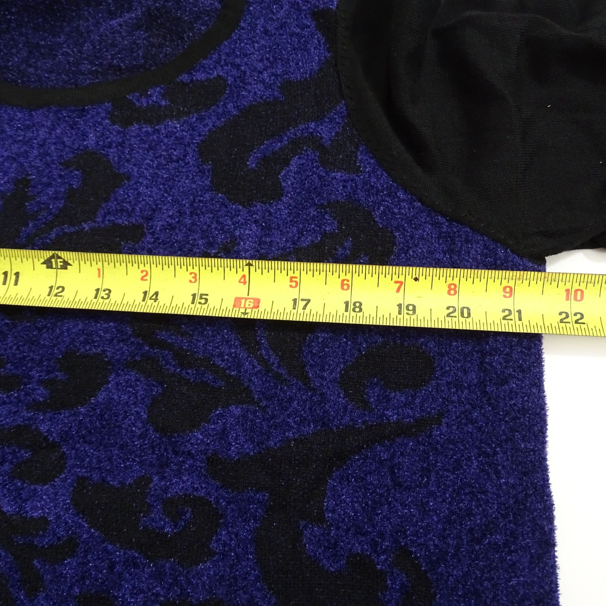 Other Dana Buchman Purple Black Knit Pullover Sweater Size XL Size XL / US 12-14 / IT 48-50 - 6 Thumbnail