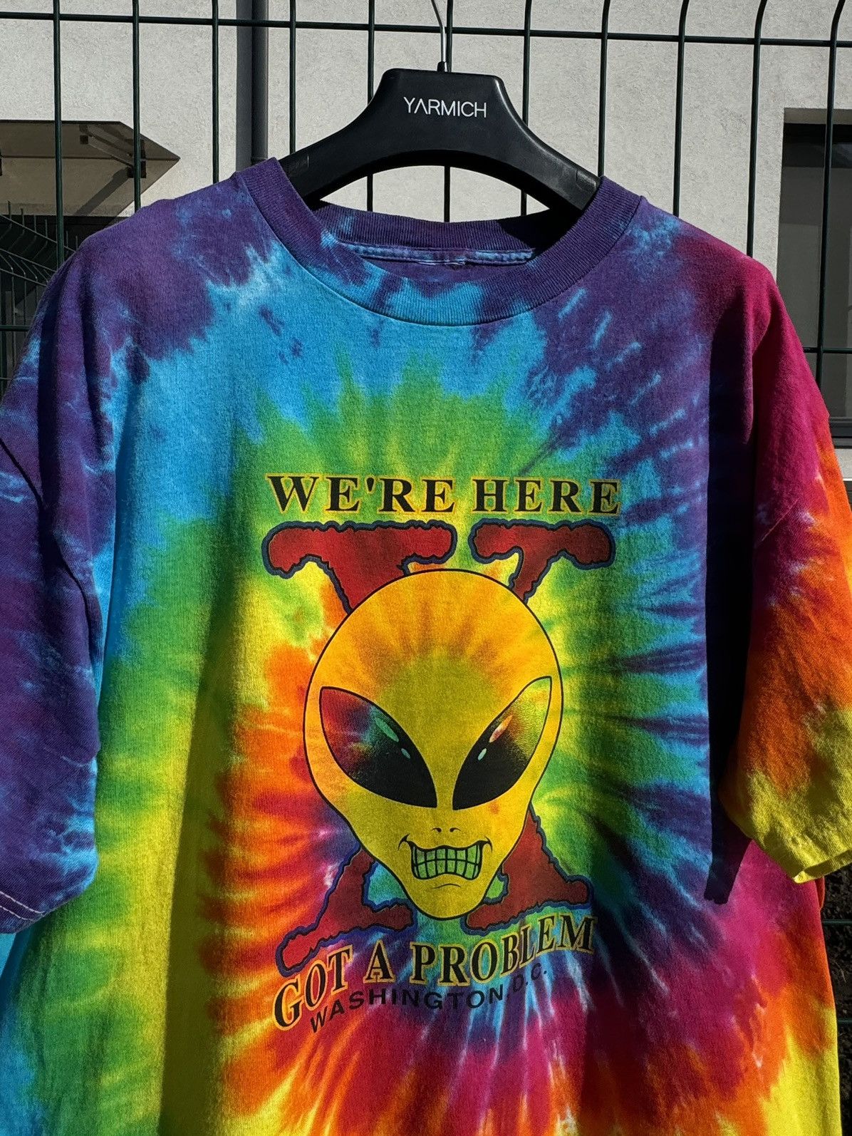 Band Tees Vintage Alien Workshop Invading Washington USA Tee Size US XL / EU 56 / 4 - 4 Thumbnail