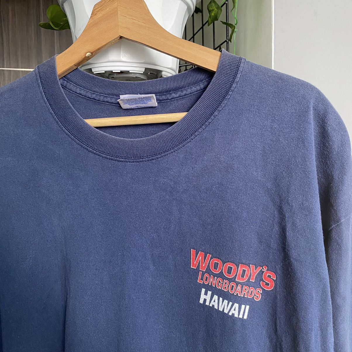 Vintage Thrashed Faded Vintage Y2K Woody’s Longboards ERD GRUNGE TEE Size US XL / EU 56 / 4 - 4 Thumbnail