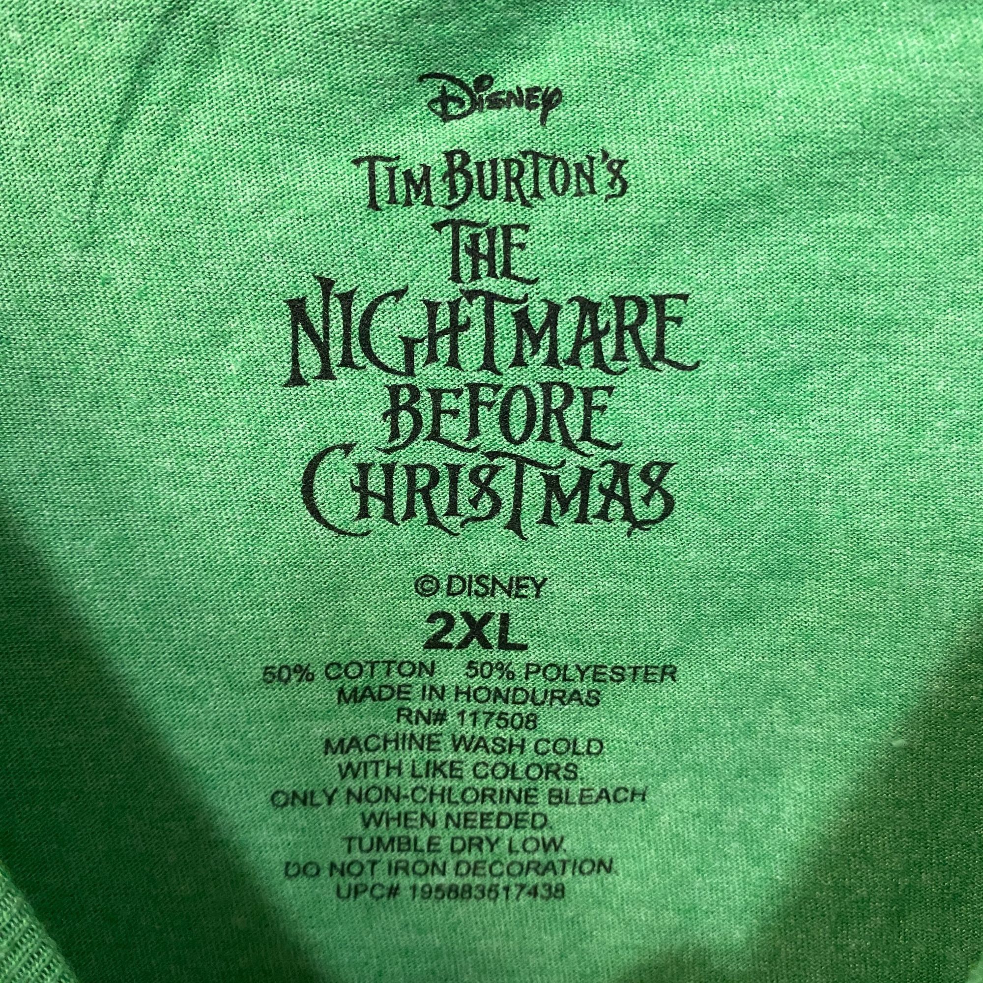 Disney The Nightmare Before Christmas Jack Skellington Santa Hat T- Size US XXL / EU 58 / 5 - 4 Thumbnail