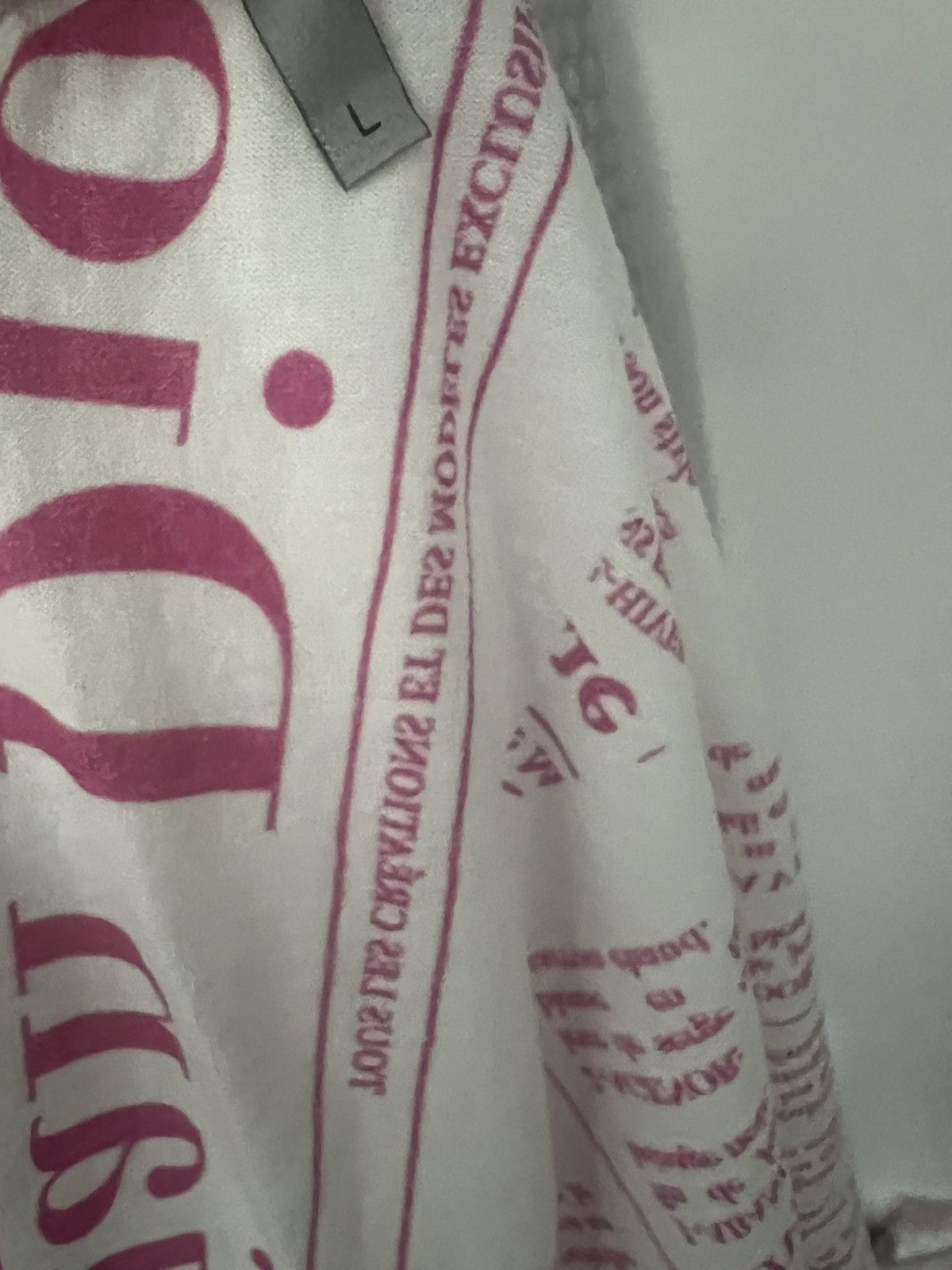 Dior Dior newspaper T shirt Size US L / EU 52-54 / 3 - 4 Thumbnail