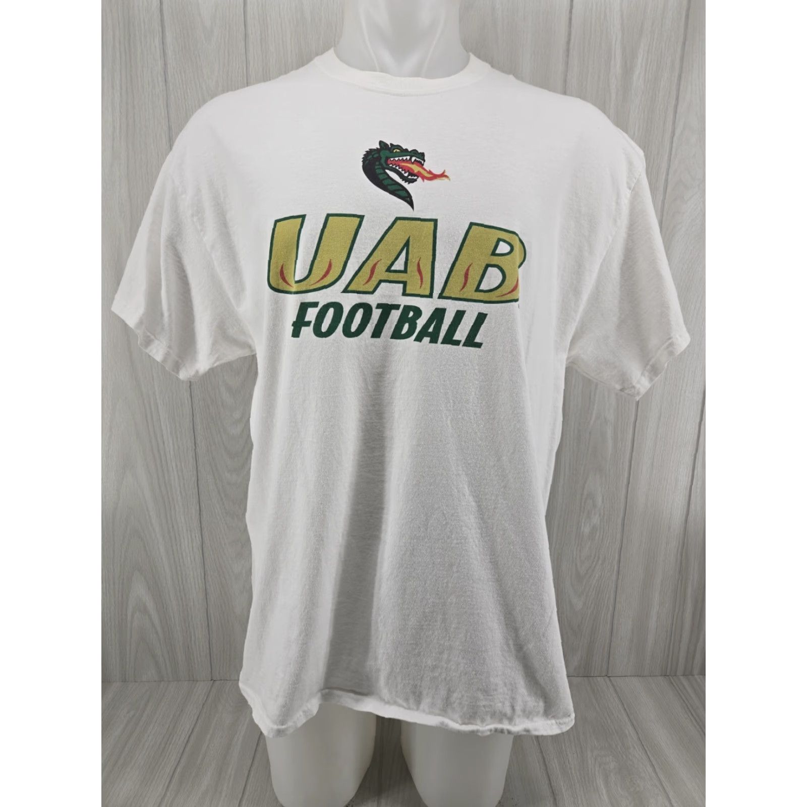 Gildan UAB Blazers Football T Shirt Men XL White Size US XL / EU 56 / 4 - 2 Thumbnail