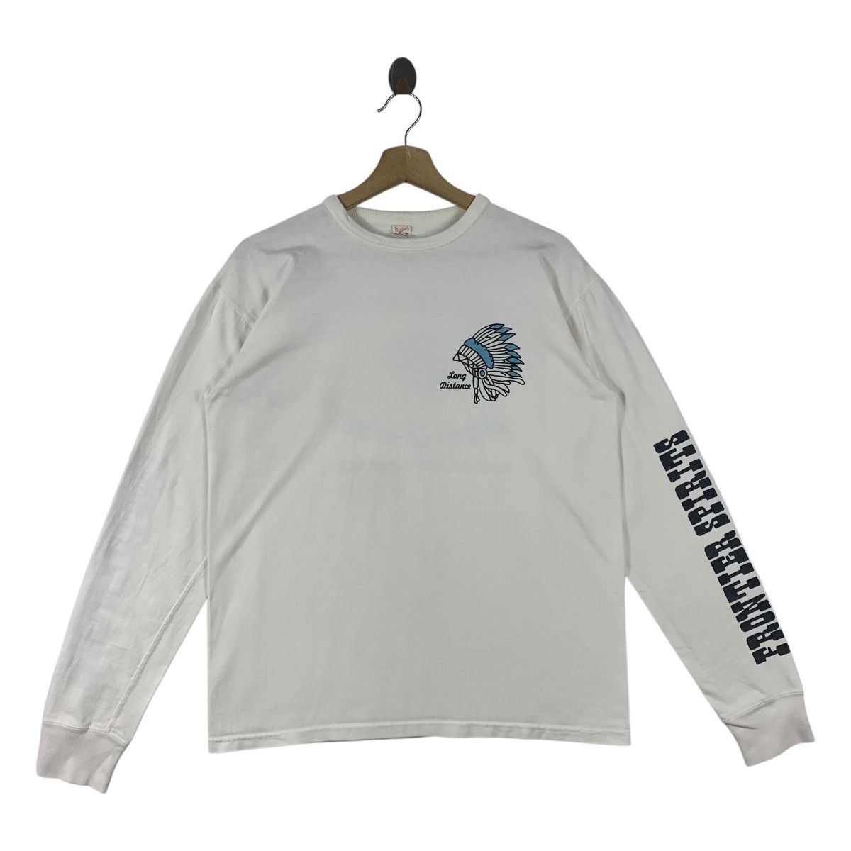 Japanese Brand × The Flat Head THE FLAT HEAD motorcycle race south printed long sleeve tee Size US M / EU 48-50 / 2 - 2 Thumbnail