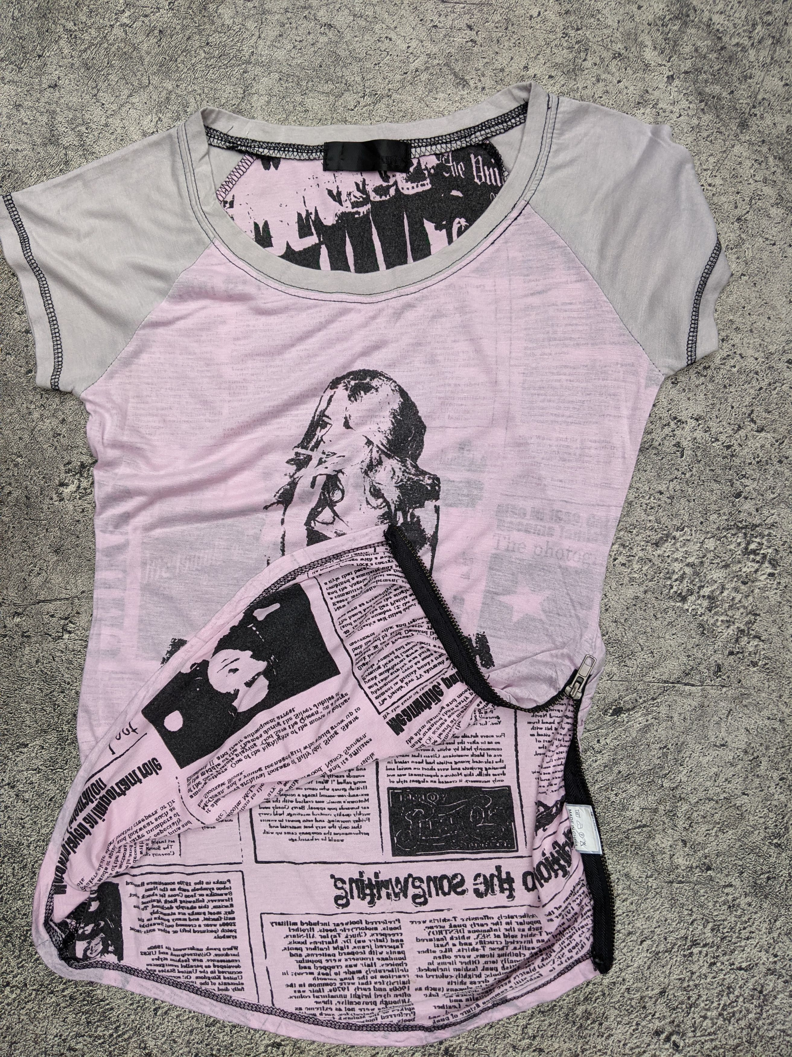 Hysteric Glamour ICWB John Galliano Inspired Fitted T shirt Size S / US 4 / IT 40 - 8 Thumbnail