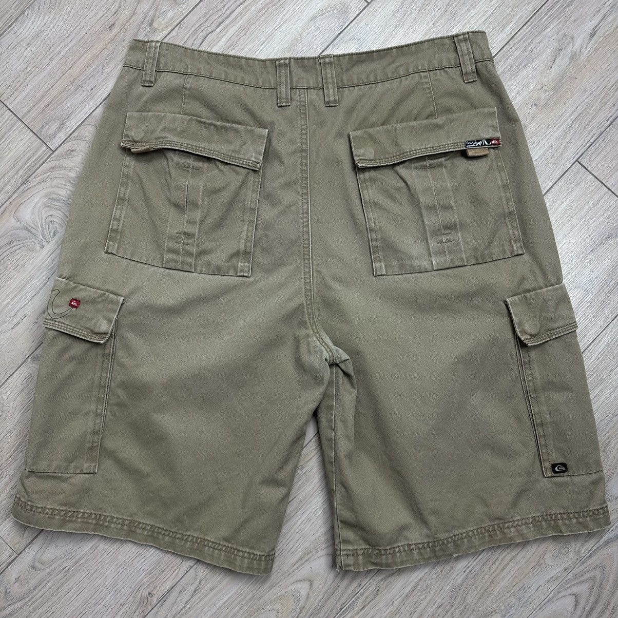 Quiksilver Crazy Vintage 90s Quiksilver Baggy Cargo Utility Shorts Size US 36 / EU 52 - 10 Thumbnail