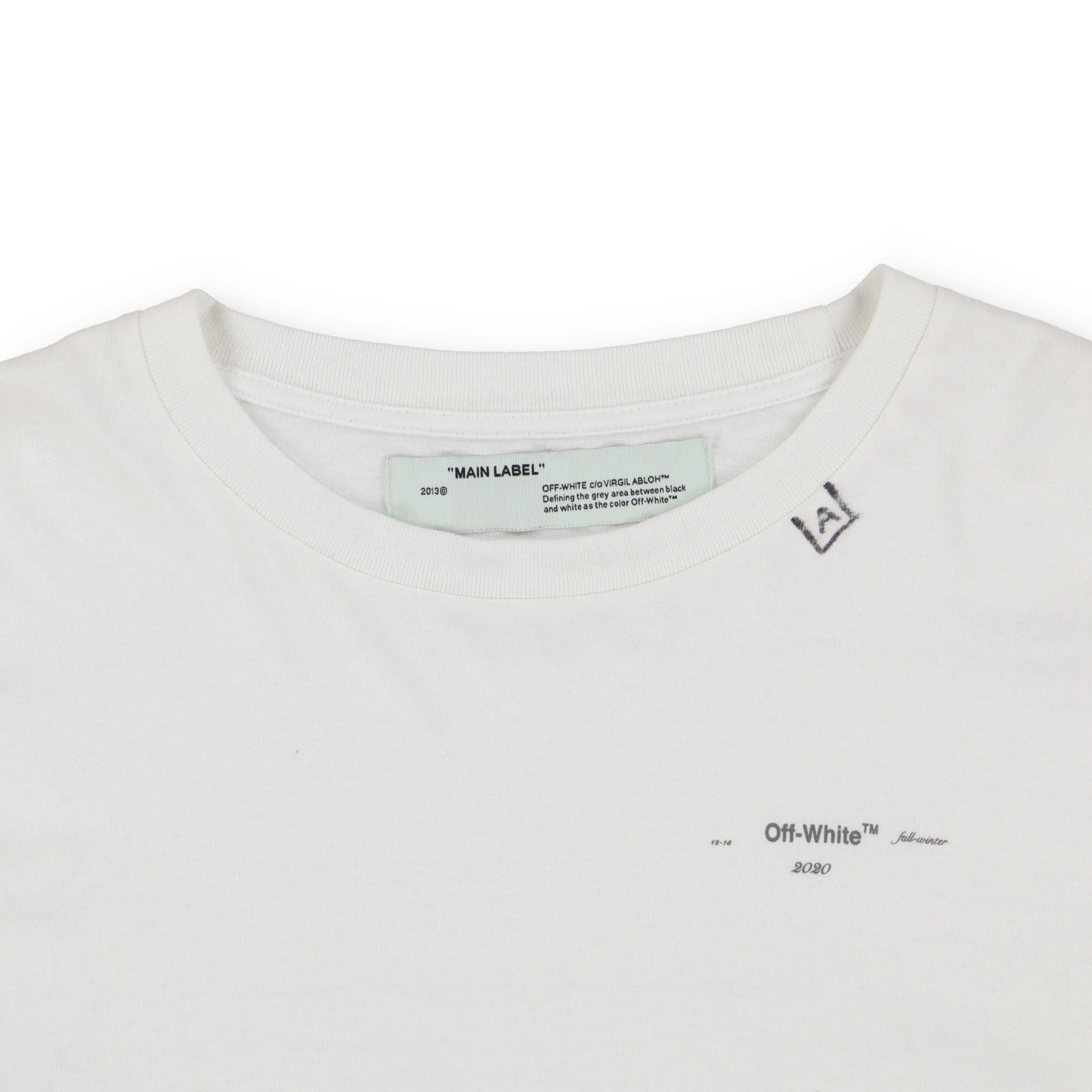 Off-White White Unfinished Reflective Arrows Oversized LS T-Shirt Size M / US 6-8 / IT 42-44 - 9 Thumbnail