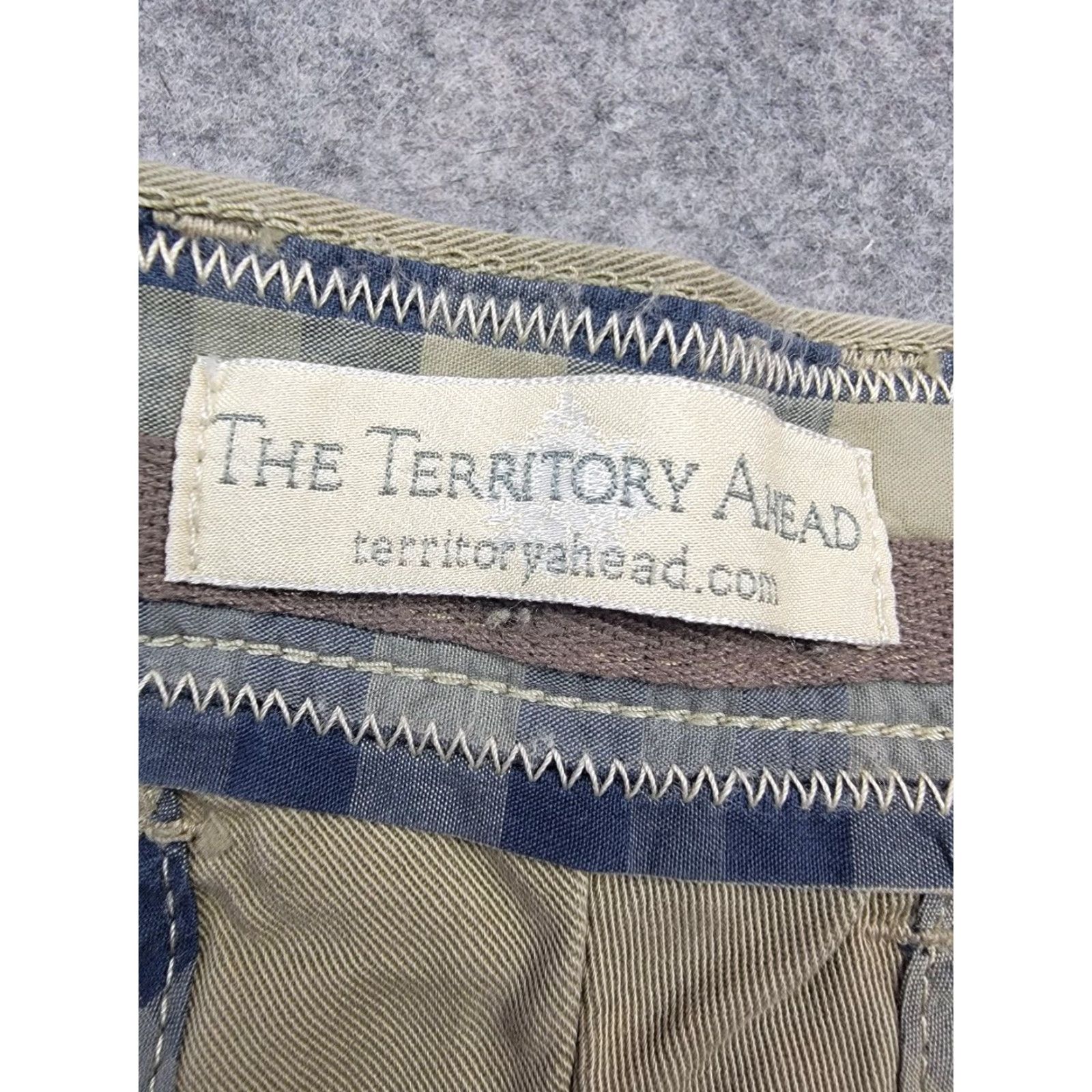 The Territory Ahead The Territory Ahead Pants Mens 42x32 Green Flat Front Casual NWT Size US 42 / EU 58 - 6 Thumbnail