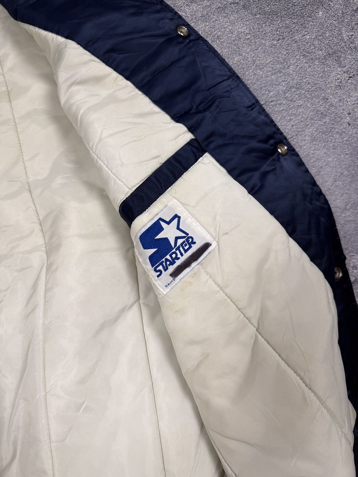 Majestic × Vintage Vintage 90’s Majestic New York Yankees Bomber Jacket Size US XL / EU 56 / 4 - 9 Thumbnail
