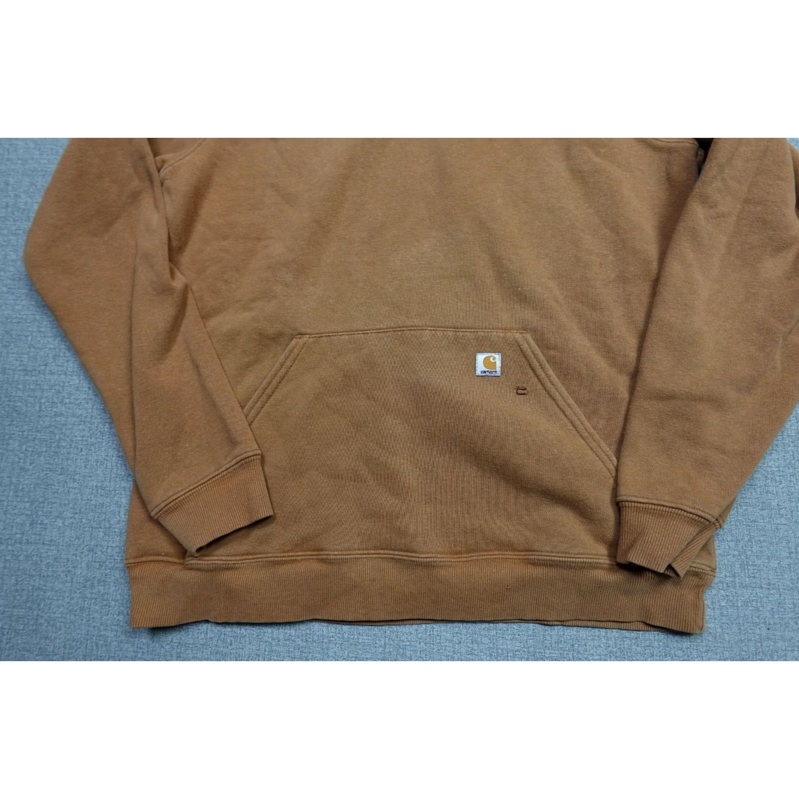 Carhartt Carhartt Sweatshirt Womens Small Orange Hooded Pullover Logo Slim Fit Fleece Exterior/Activewear Style: Outdoor, Fall, Winter Womens Size S / US 4 / IT 40 - 3 Thumbnail