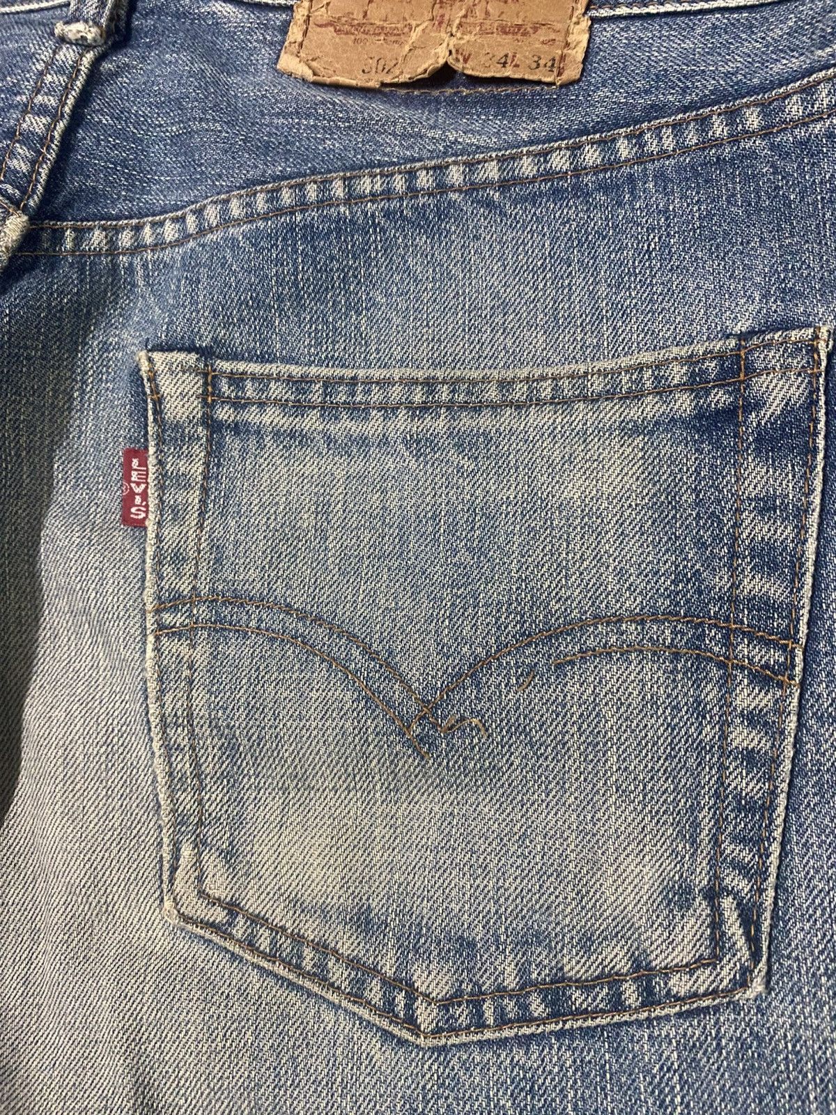 Levi's Vintage Clothing Vintage LEVIS Big E 502XX Selvege J22 button Made in JAPAN Size US 34 / EU 50 - 14 Thumbnail