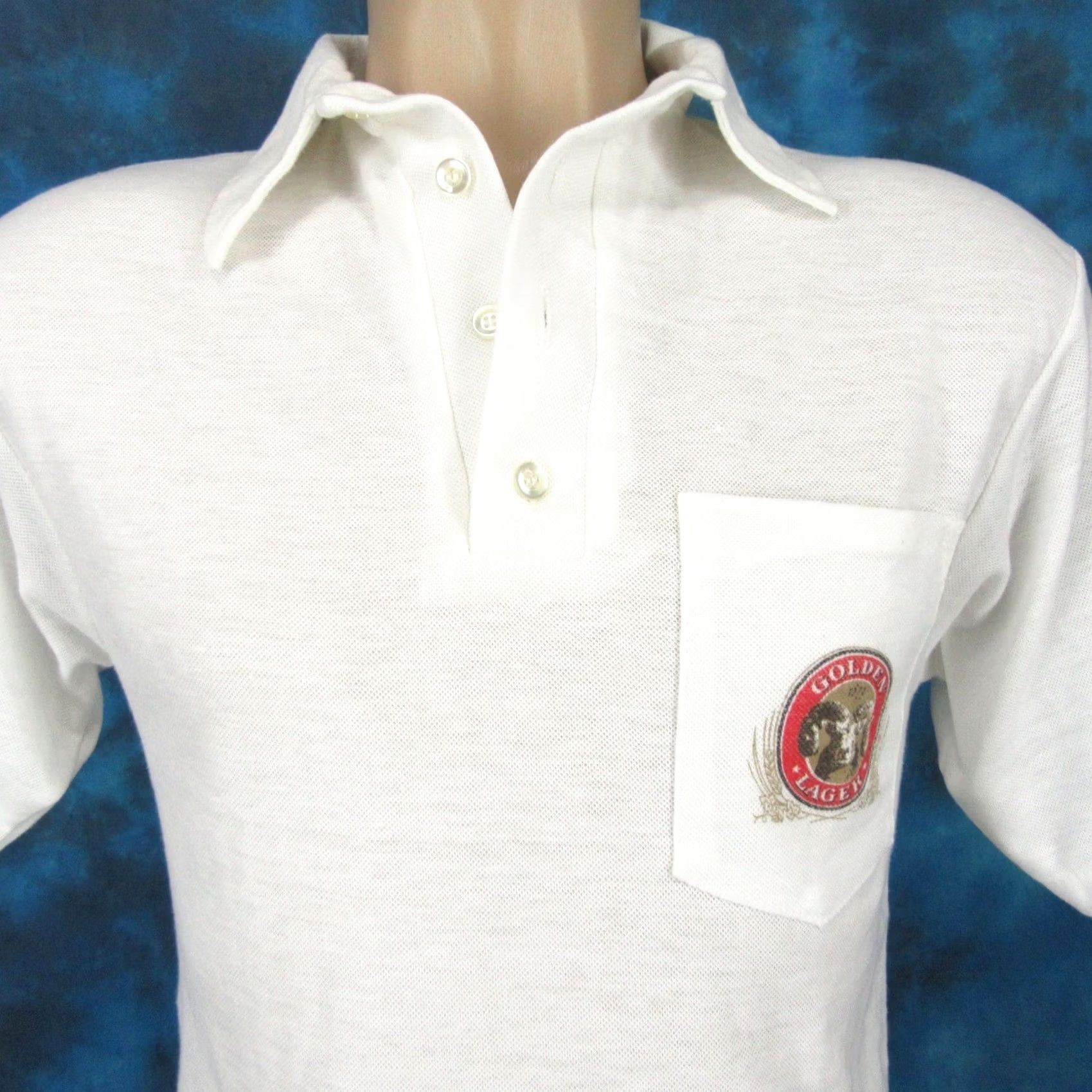 Vintage VINTAGE Coors POCKET T-Shirt XS Mens White 80s Beer Slim 50% Cotton/50% Polyester Size US XS / EU 42 / 0 - 3 Thumbnail