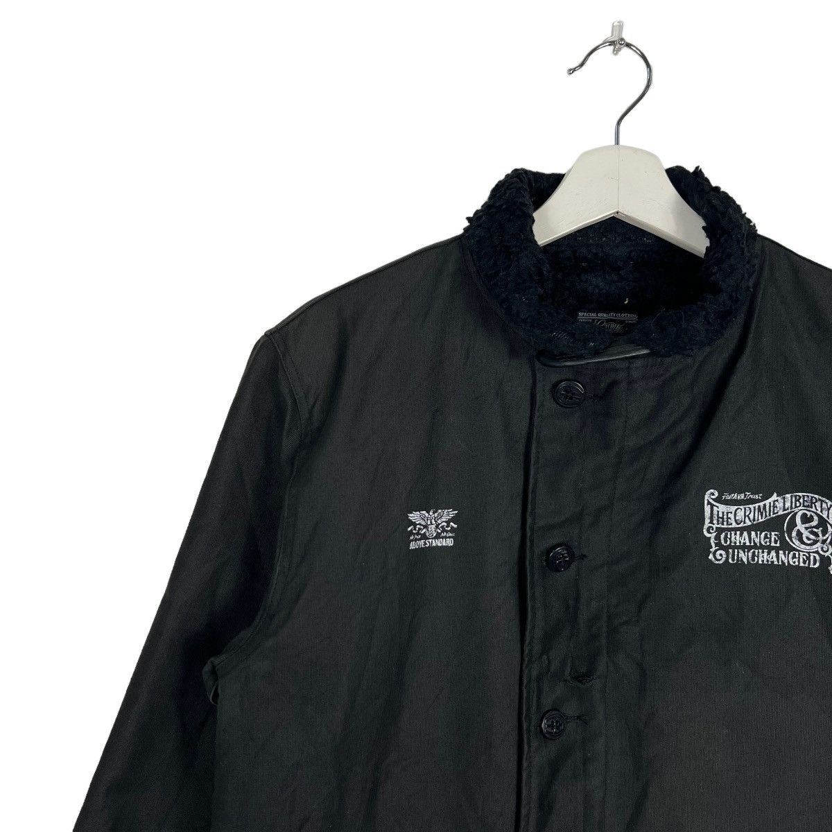 Japanese Brand THE CRIMIE LIBERTY RIDER MOTO N1 DECK JACKET MADE IN JAPAN Size US L / EU 52-54 / 3 - 10 Thumbnail