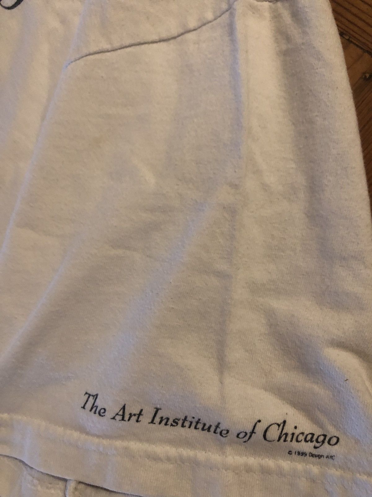 Vintage Vintage 90s “Art In Poland” T Shirt S/L Size US L / EU 52-54 / 3 - 3 Thumbnail