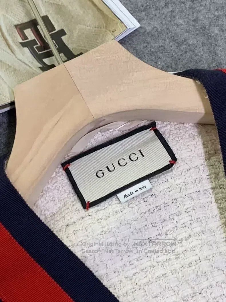 Gucci Gucci Colour-blocked classic striped pearl diamond buckle Size XS / US 0-2 / IT 36-38 - 3 Thumbnail