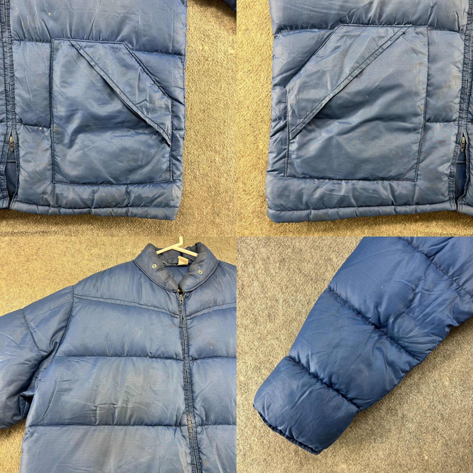 Vintage VINTAGE Jacket Men 2XL Blue Navy Puffer Quilted Parka Expedition Ripstop Nylon Softshell Full Zip Winter Casual Outdoor Size US XXL / EU 58 / 5 - 9 Thumbnail