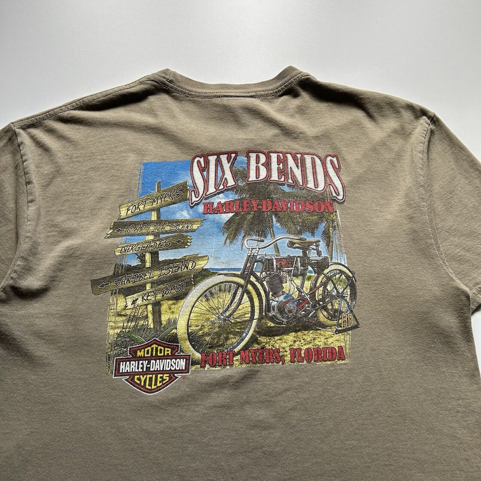 Harley Davidson Vintage Y2K Harley Davidson Motorcycles Pocket T Shirt Large Size US L / EU 52-54 / 3 - 2 Thumbnail