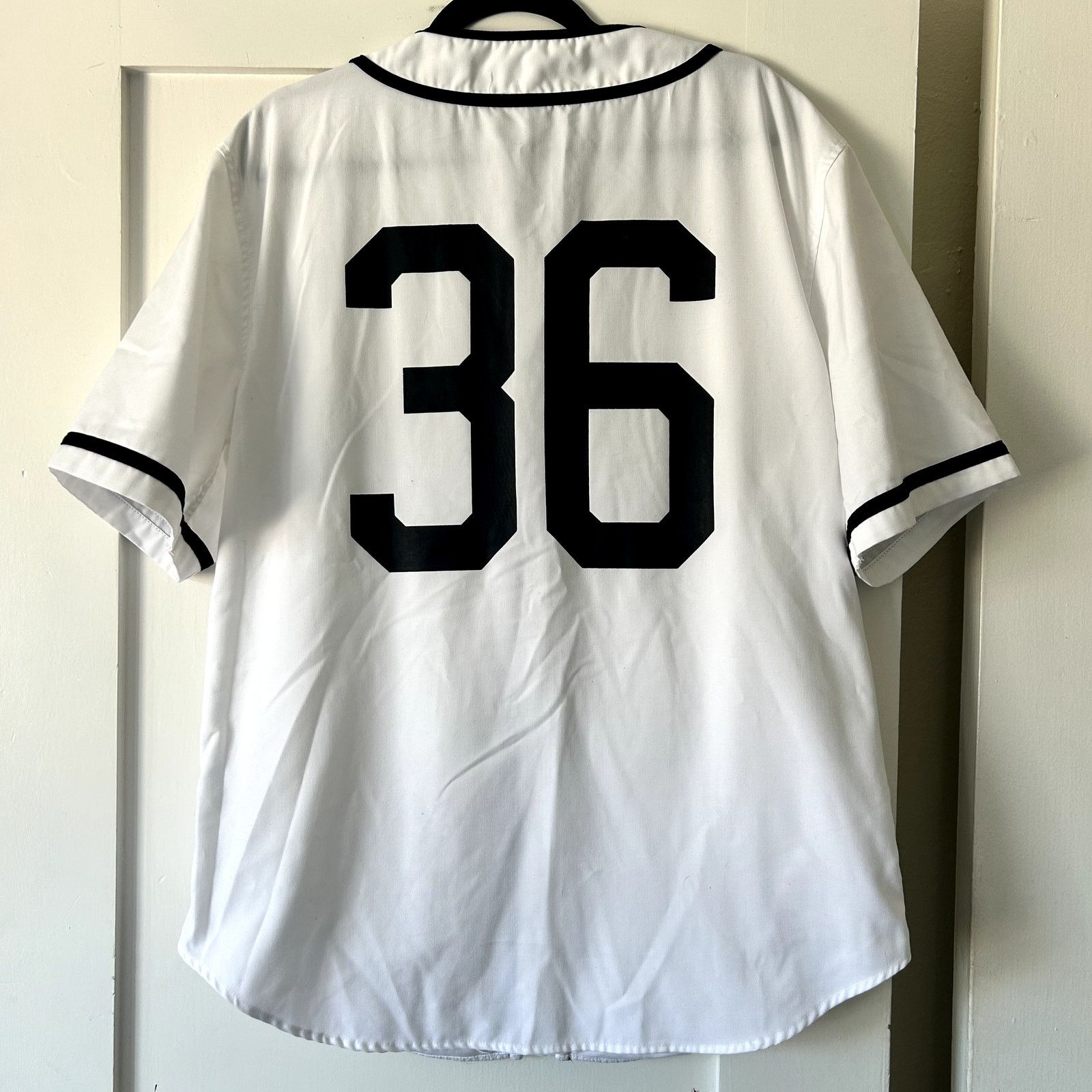 H&M Men's H&M NYC baseball jersey Size US L / EU 52-54 / 3 - 3 Thumbnail