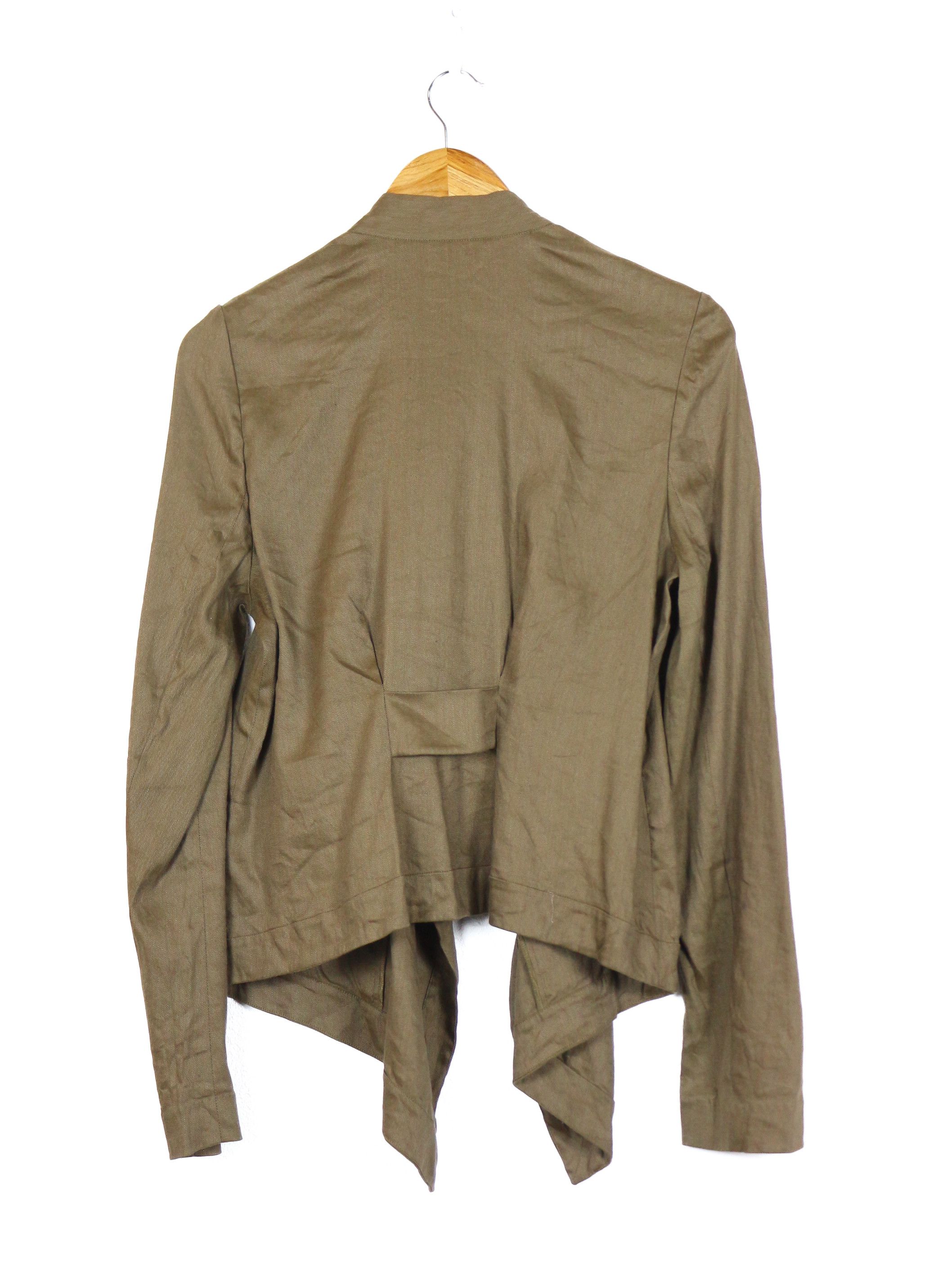 Diane von Furstenberg Diane von Furstenberg Linen Kimono Style Blazer Avant Garde Size M / US 6-8 / IT 42-44 - 5 Thumbnail