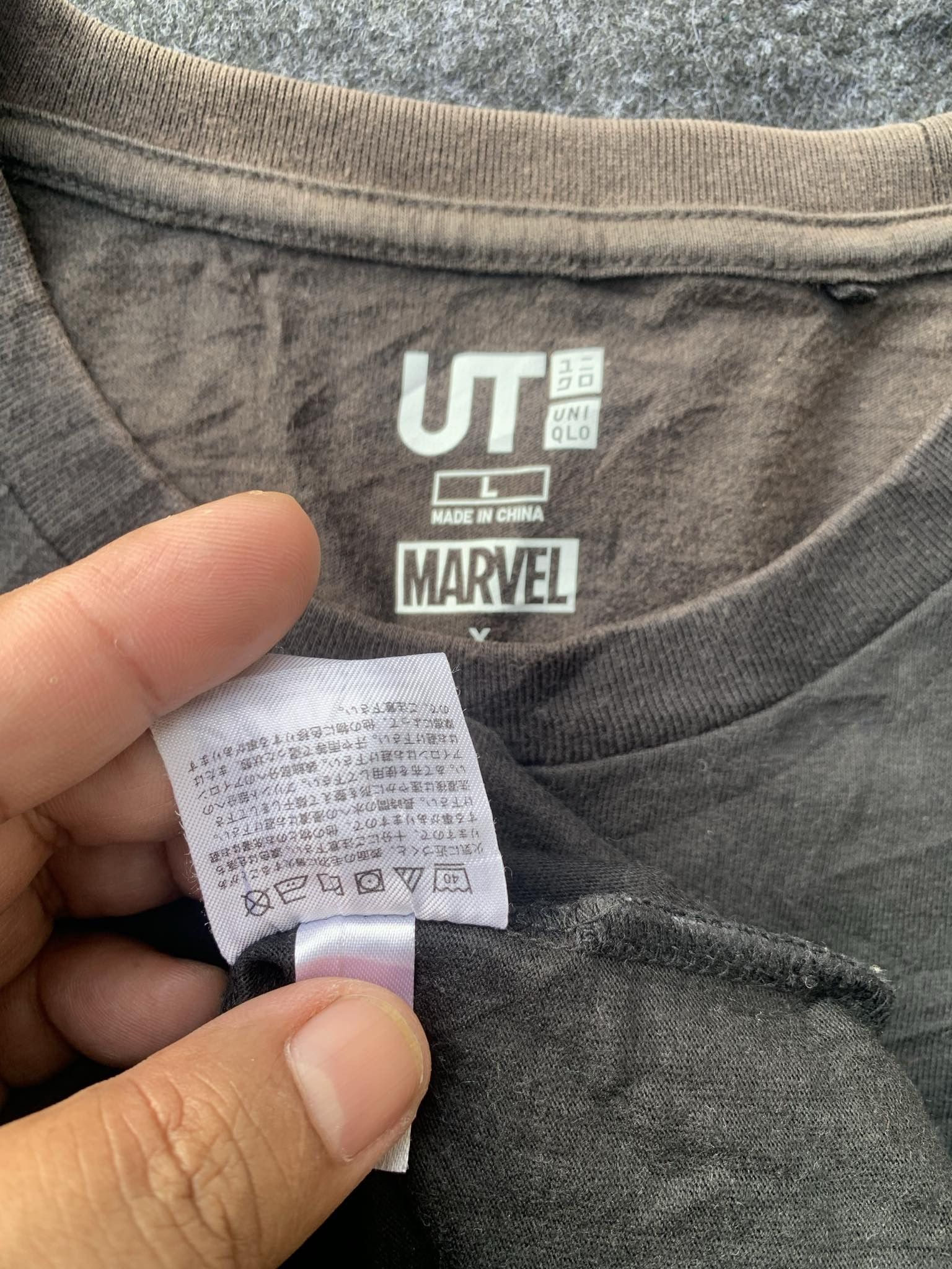 Cartoon Network × Marvel Comics × Uniqlo Hulk marvel x Uniqlo faded black tshirt. Size US L / EU 52-54 / 3 - 5 Thumbnail