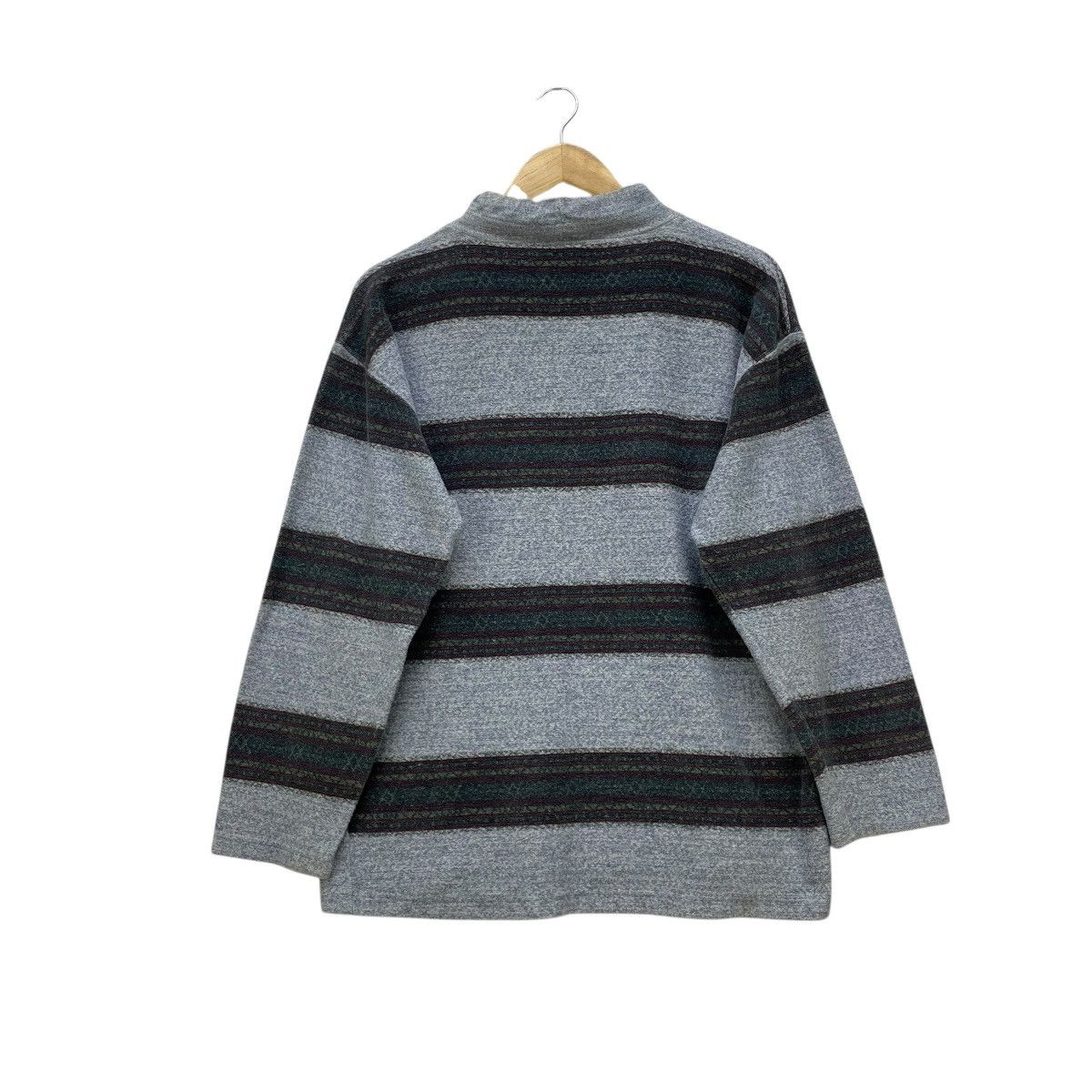 Ron Jon Surf Shop 💥Vintage Bear Embroidery Center Logo Stripe Pullover Size US M / EU 48-50 / 2 - 2 Thumbnail