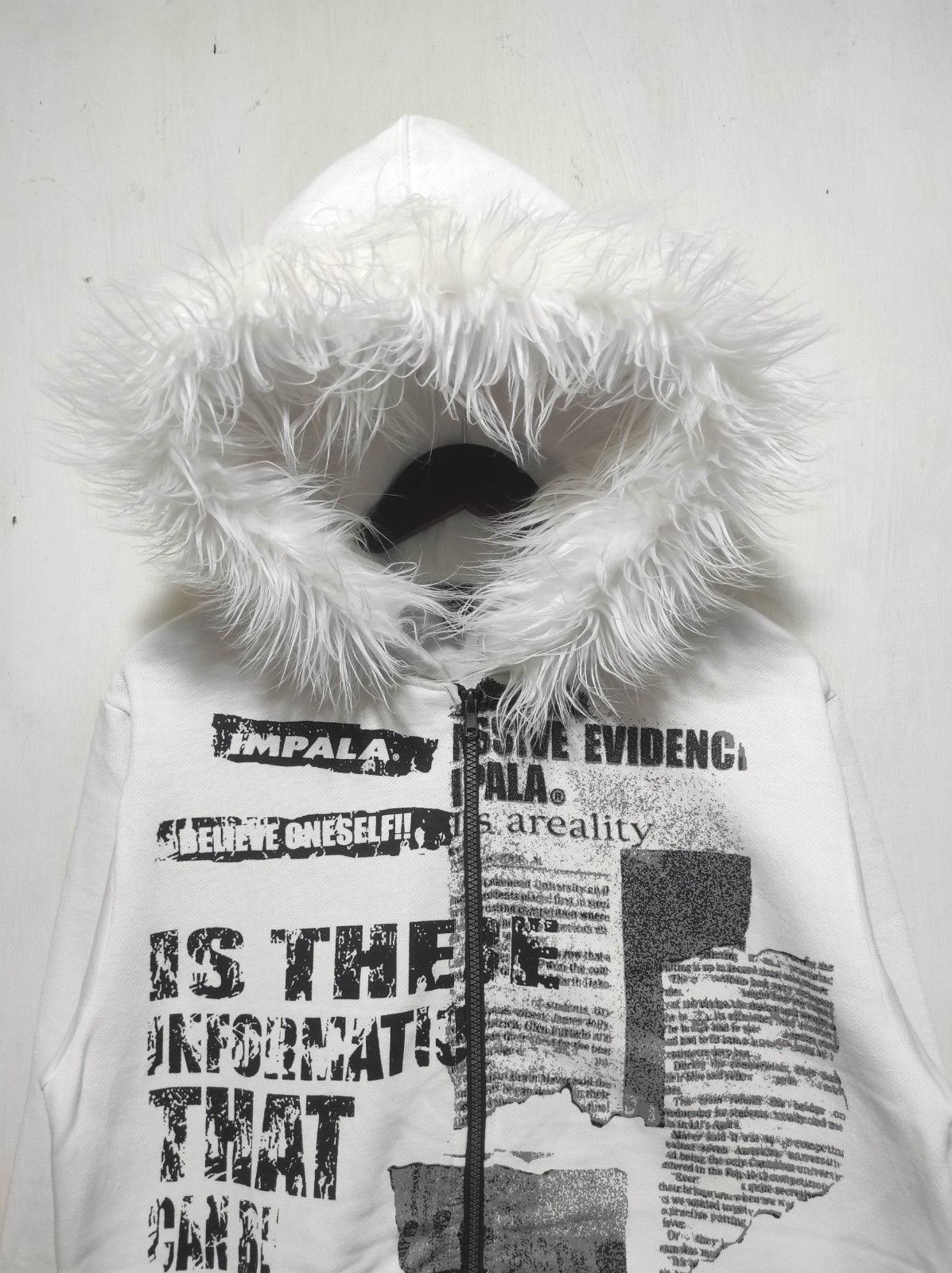Japanese Brand Impala Poem zip fur hoodie ifsix LGB style Size US L / EU 52-54 / 3 - 3 Thumbnail