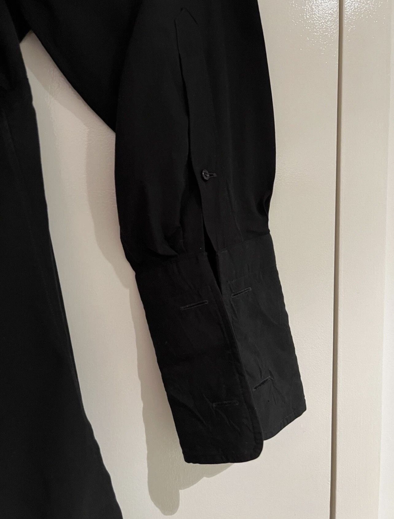 Tom Ford TOM FORD Black Dress tuxedo Shirt 17/5 44 Silk Lyocell Size US L / EU 52-54 / 3 - 4 Thumbnail