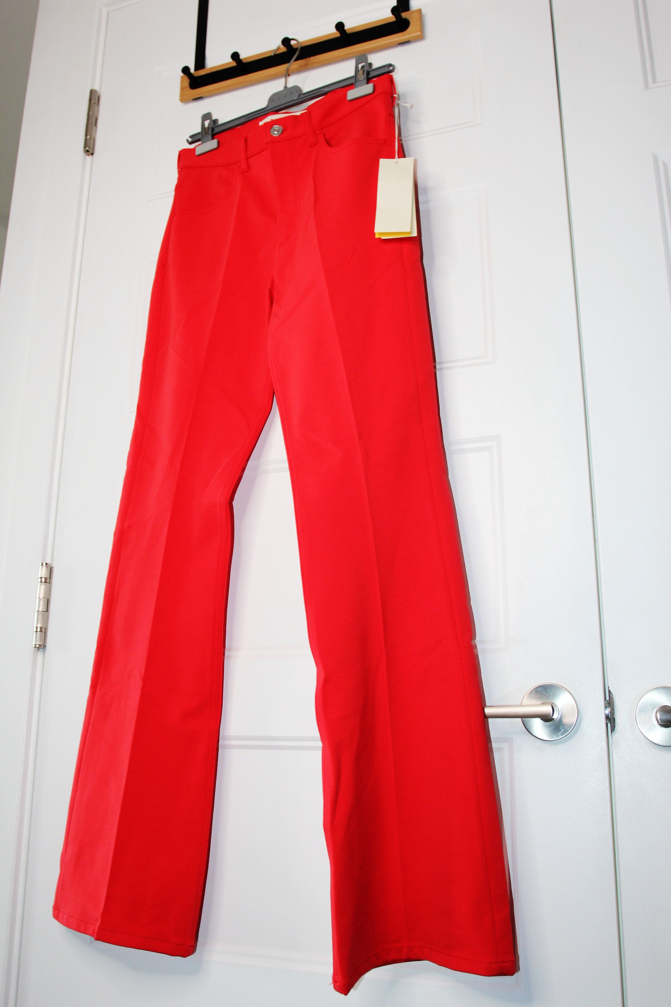 Marni BNWT SS23 MARNI COMPACT VISCOSE JERSEY LACQUER PANTS 44 Size US 28 / EU 44 - 5 Thumbnail