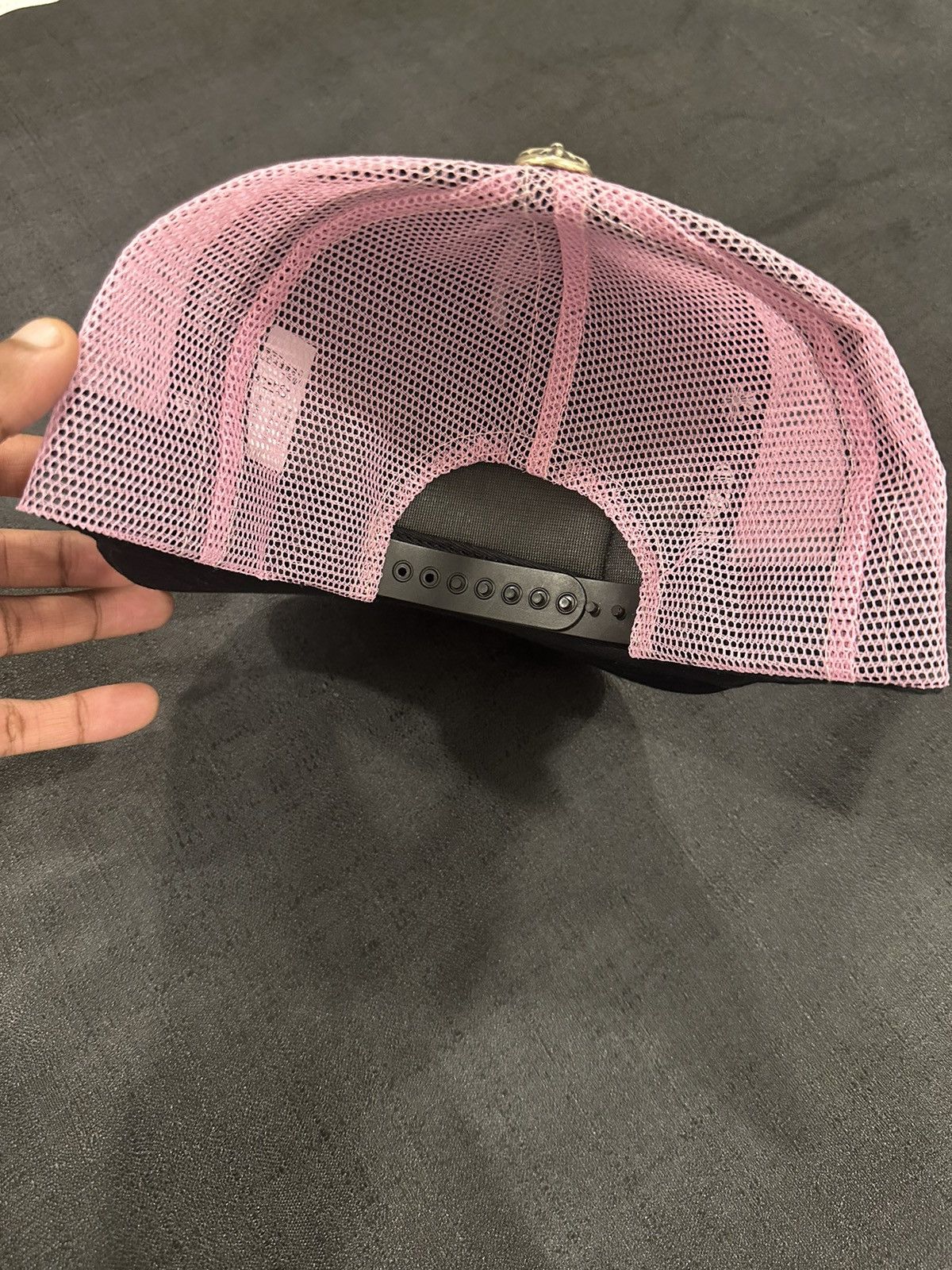 Chrome Hearts Chrome Hearts Hollywood CH Trucker Black/Pink RARE Size ONE SIZE - 2 Thumbnail
