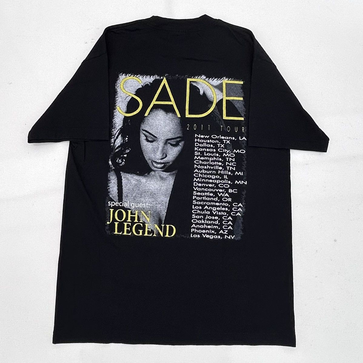 Alstyle Sade 2011 Tour John Legend Vintage Rap T Shirt Tee Men’s M Size US M / EU 48-50 / 2 - 3 Thumbnail