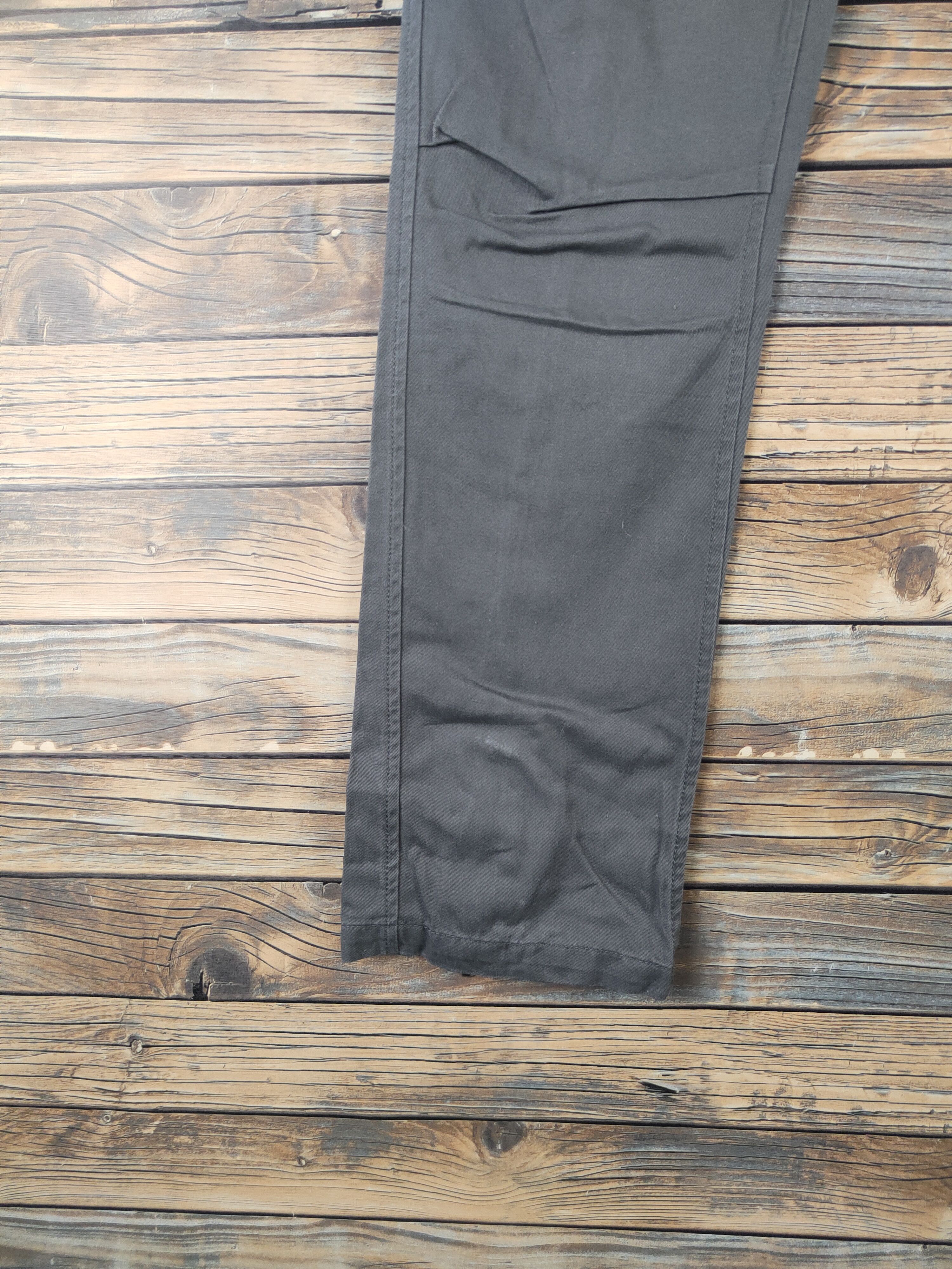 Japanese Brand DL Improves Dark Gray Multipocket Cargo Pants #1868 Size US 31 - 4 Thumbnail