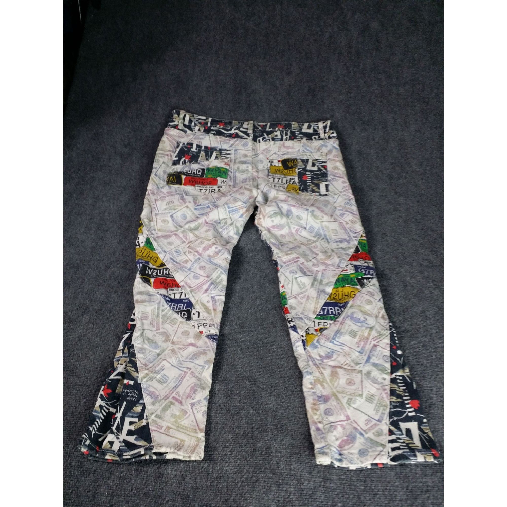Other Hip Hop Slim Fit Jeans Men Sz 40 Multicolor Graffiti Art Pri Size US 40 / EU 56 - 6 Thumbnail