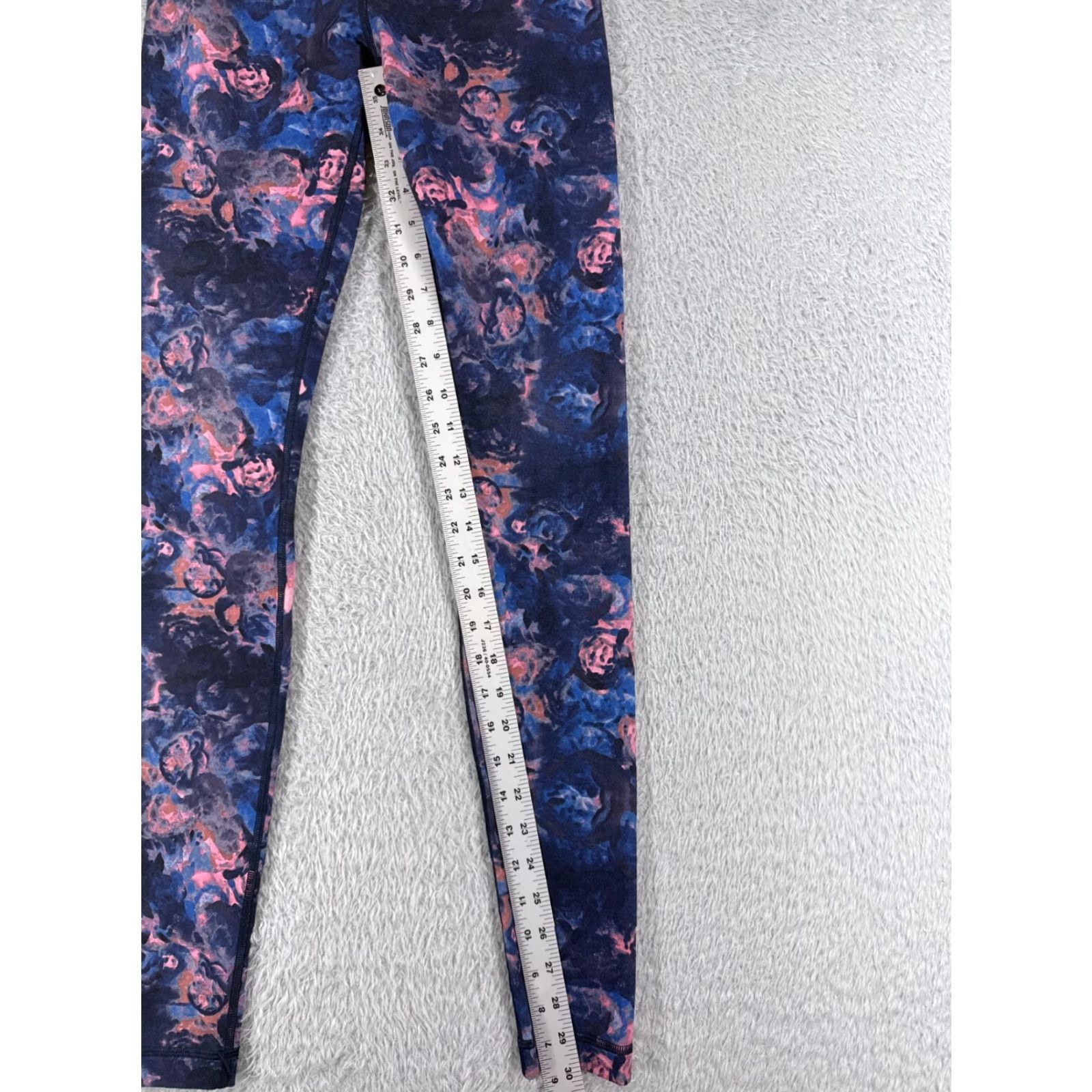 Lululemon Lululemon Wunder Under Pant Blue Pink Moody Mirage Bark Berry Deep Navy 31.5" W5F34S Womens Pants 4 Lukulemon irrelevant Size 27" / US 4 / IT 40 - 5 Thumbnail