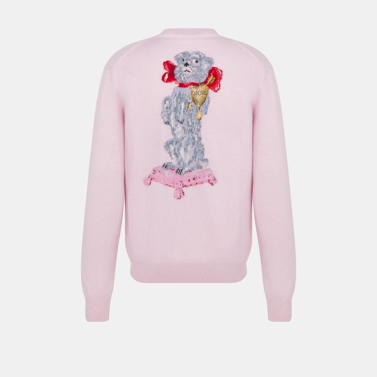 Dior o1bcso1str0226 CD Heart Sweater in Pink Size US M / EU 48-50 / 2 - 2 Thumbnail