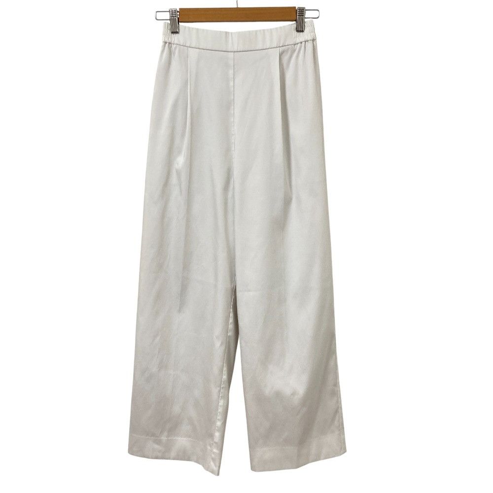 Other Other yori Satin Center Press Wide Pants Textile Pants DUTY FREE for USA Size ONE SIZE - 1 Thumbnail