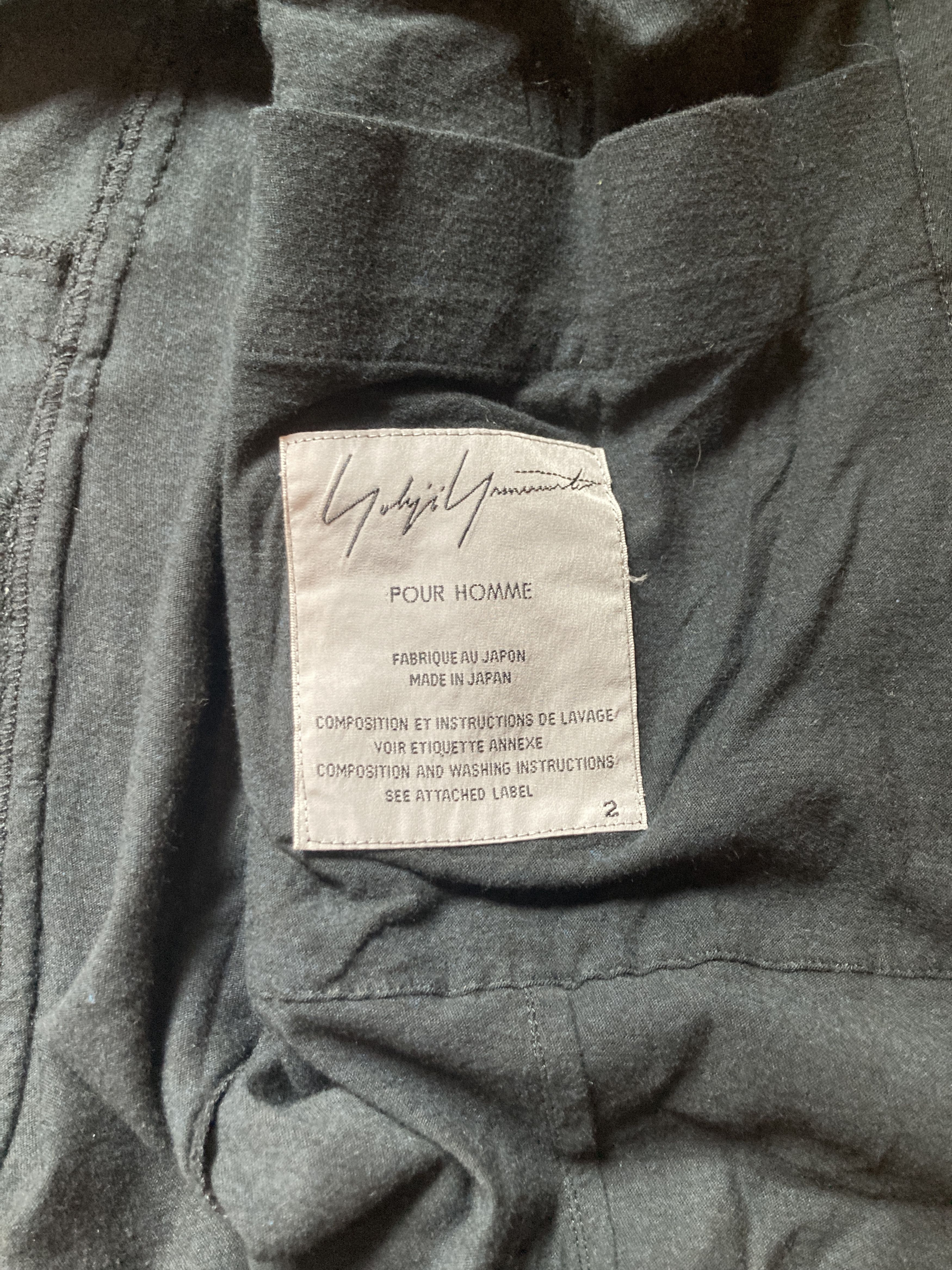 Yohji Yamamoto Yohji Yamamoto Pour Homme Loose Patched Back Blazer Jacket Size US M / EU 48-50 / 2 - 12 Thumbnail
