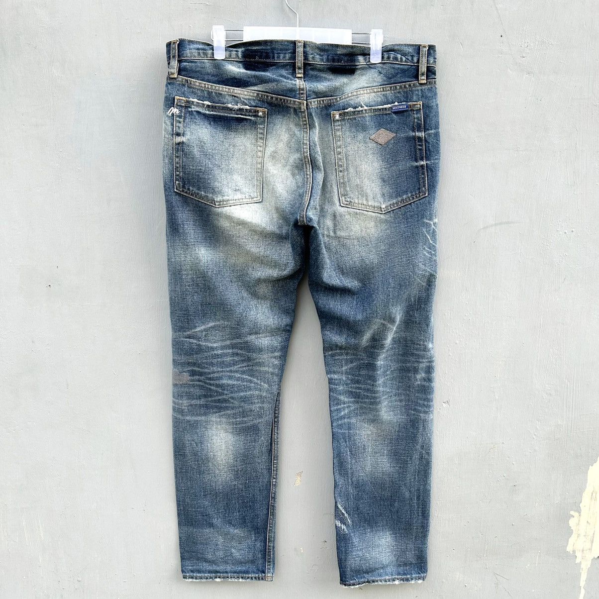 Madness MADNESS 24AW JAPAN Washed Distressed Denim Pants Size US 38 / EU 54 - 12 Thumbnail