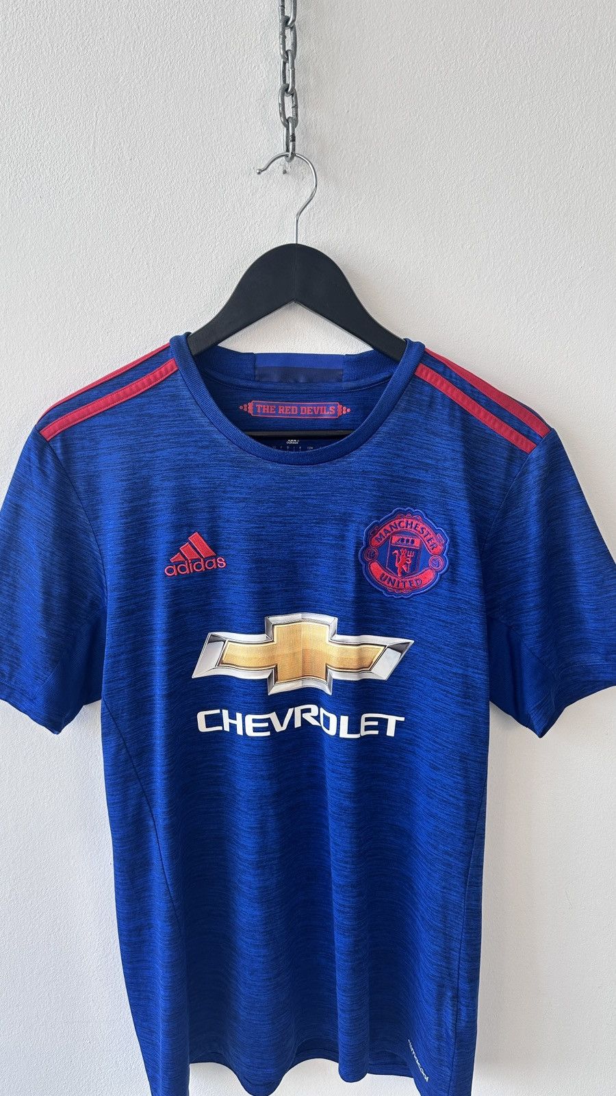 Adidas Manchester United 2016-17 Away Shirt Adidas Jersey Football Size US S / EU 44-46 / 1 - 4 Thumbnail