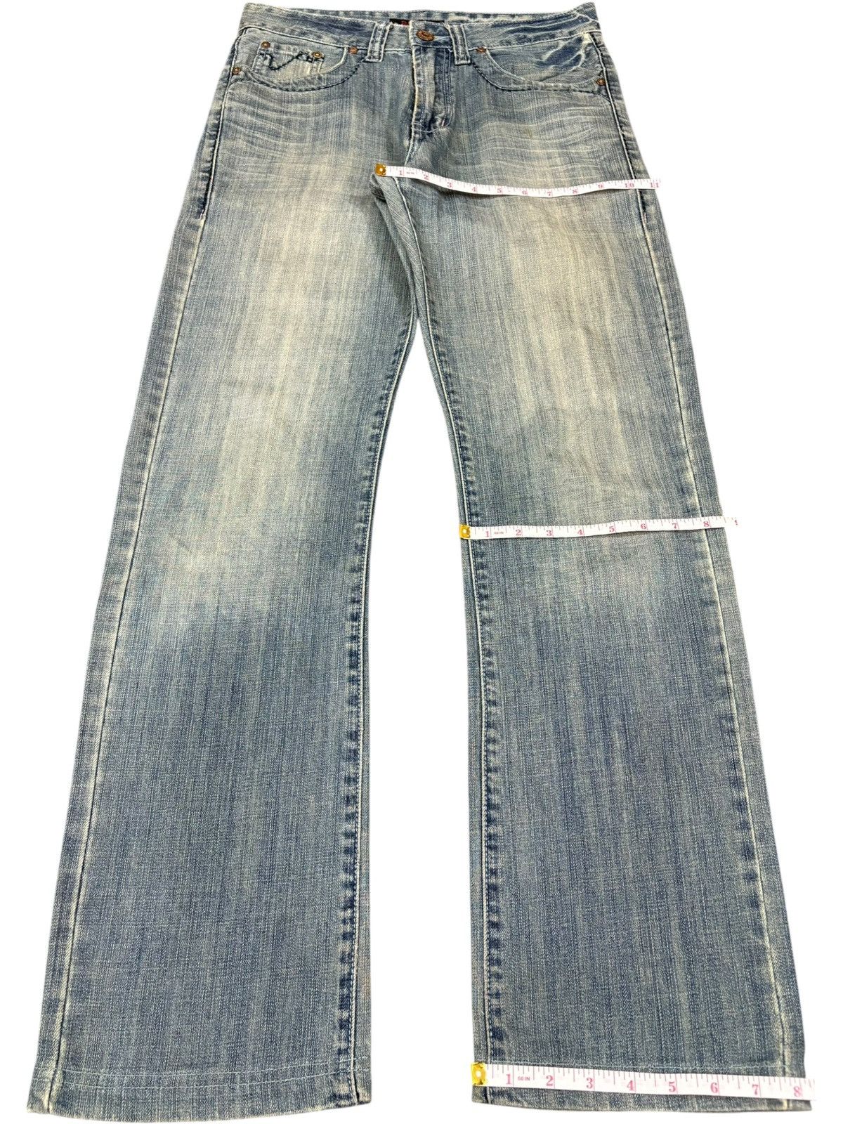 Replay Vintage Replay Faded Wash Embroidery Distressed Loose Jeans Size US 30 / EU 46 - 13 Thumbnail