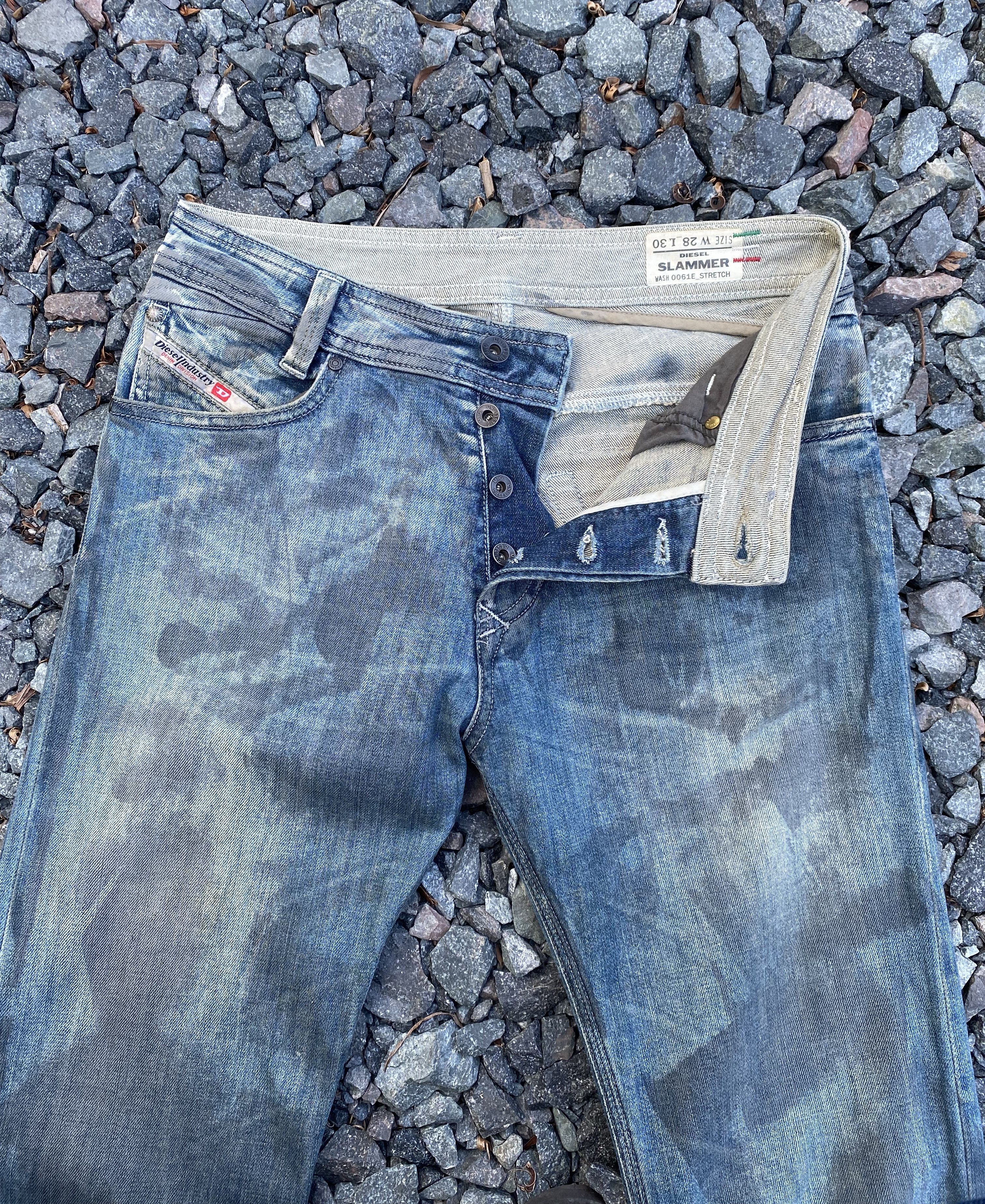 Diesel HOT🔥DIESEL SLAMMER WASH 00615 slimfit W28x30 inch Size US 28 / EU 44 - 5 Thumbnail