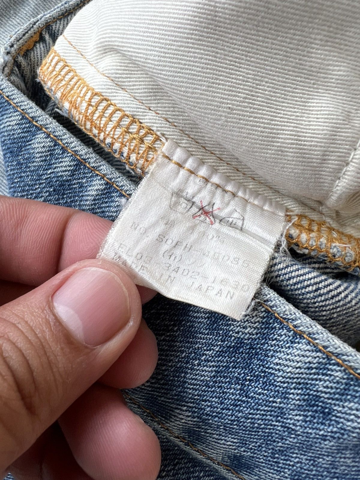 If Six Was Nine × Japanese Brand × Sophnet. 💥Baggy💥Vintage Sophnet. faded Distressed Jean Size US 35 - 22 Thumbnail